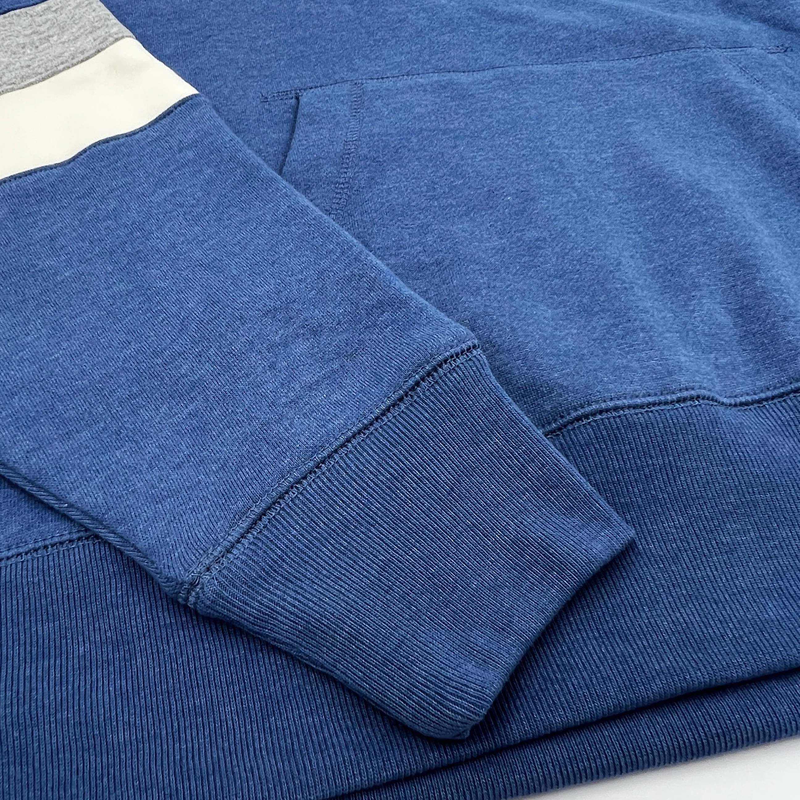 '47 Brand Bills Cadet Blue and Cream Heavy Pullover Hoodie - Image 4