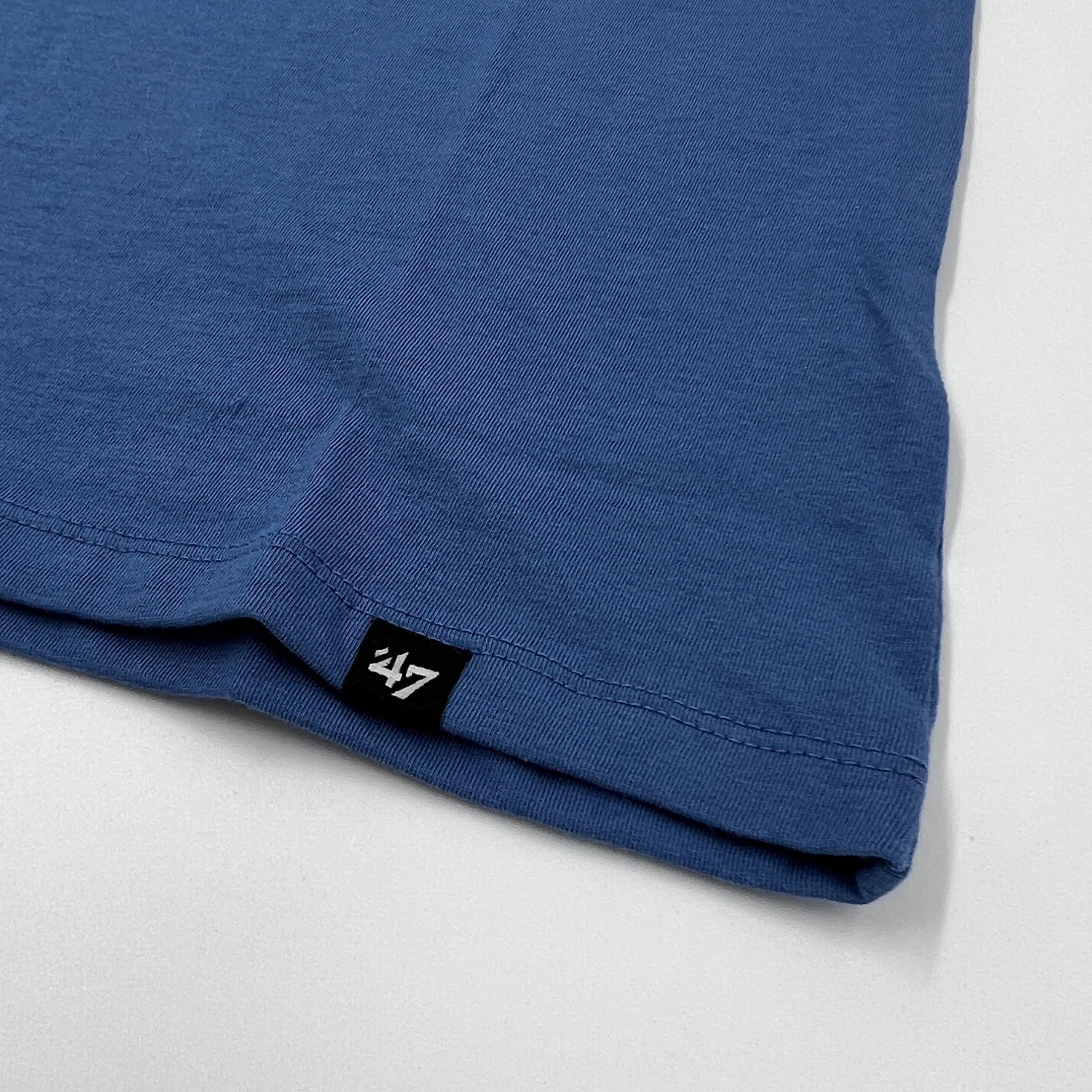 '47 Brand Bills Cadet Blue Shoulder Stripes Short Sleeve Shirt - Image 4