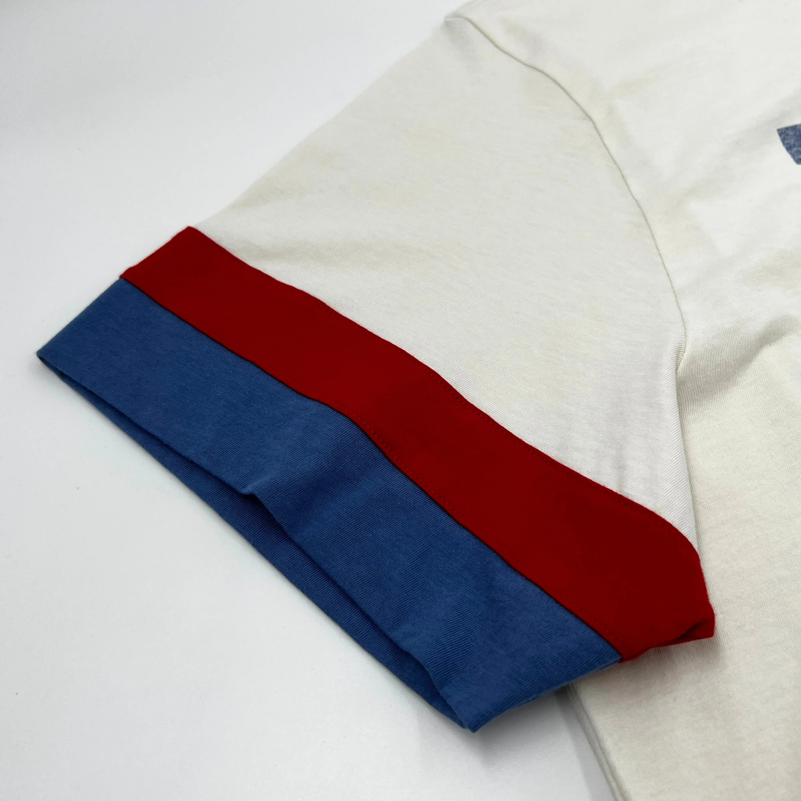 '47 Brand Bills Sandstone with Blue & Red Stripes Short Sleeve Shirt - Image 3