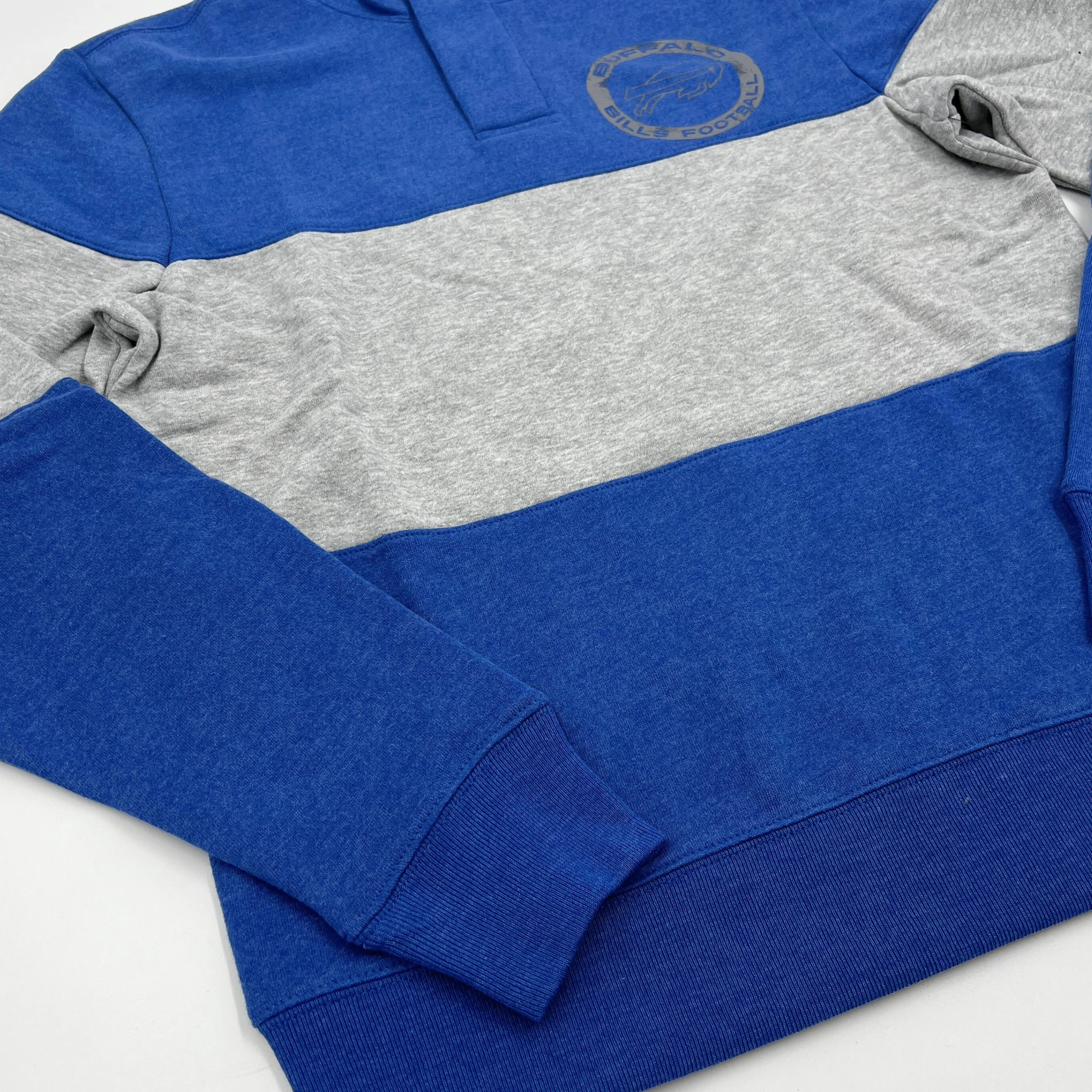 '47 Brand Buffalo Bills Jetty Blue Quarter-Snap Sweater - Image 4