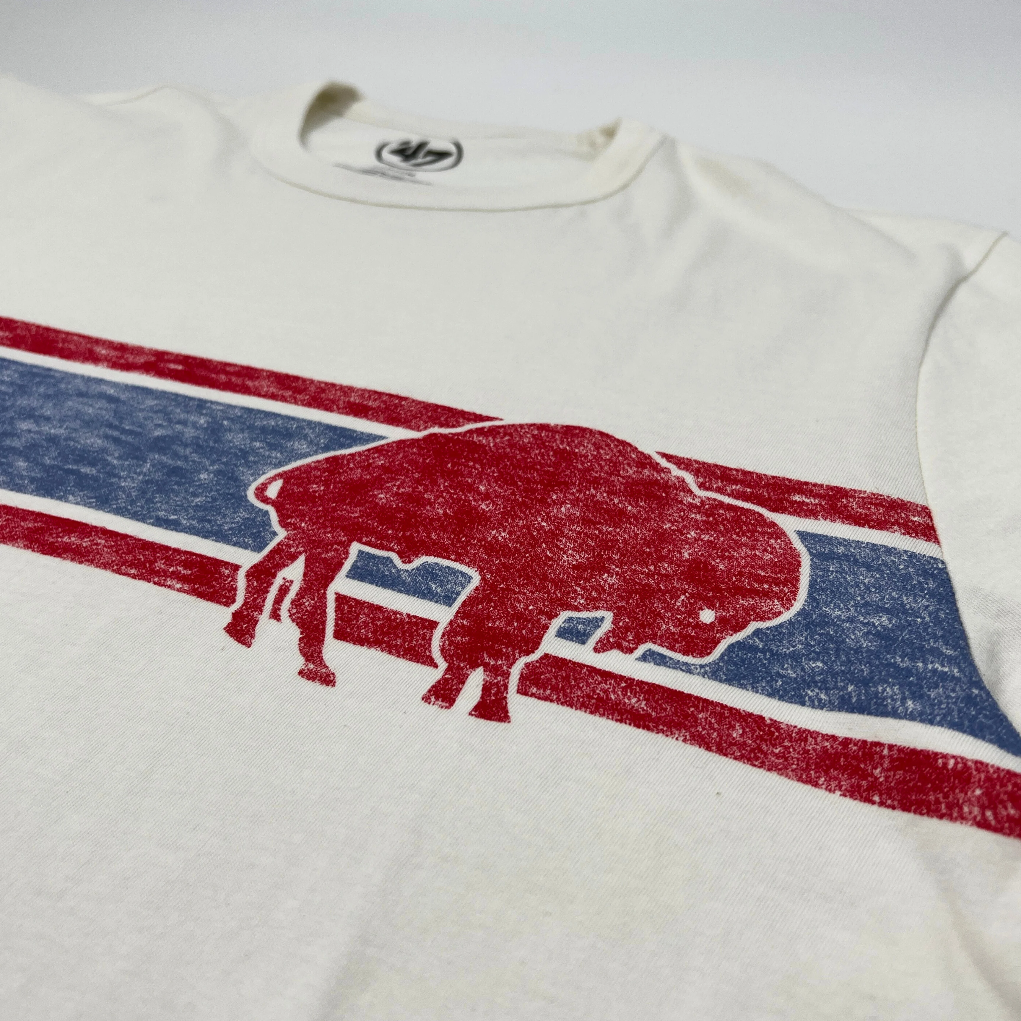 '47 Brand Buffalo Bills Retro Sandstone Short Sleeve Shirt - Image 3