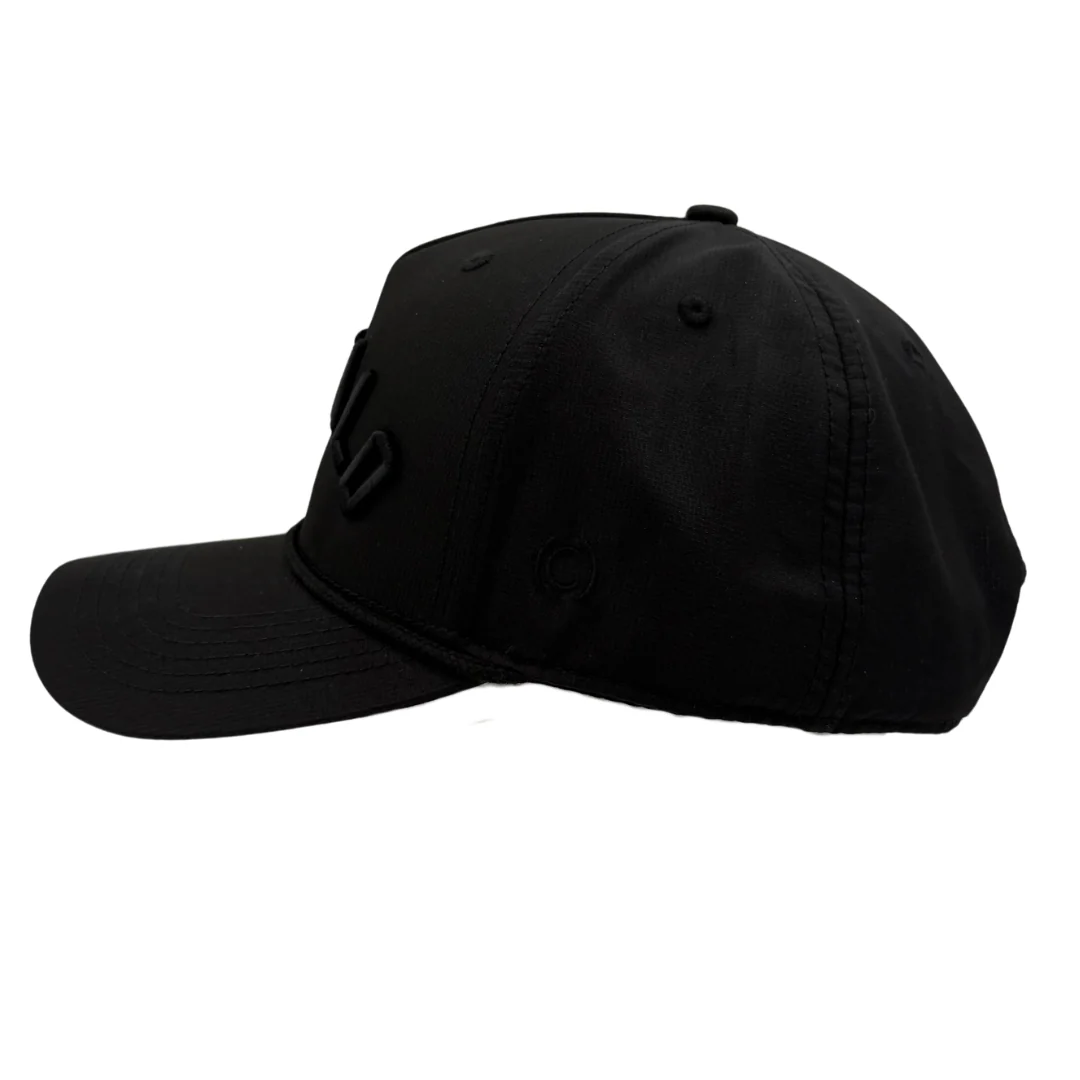 All Black Performance Rope "Buffalo" Hat - Image 5