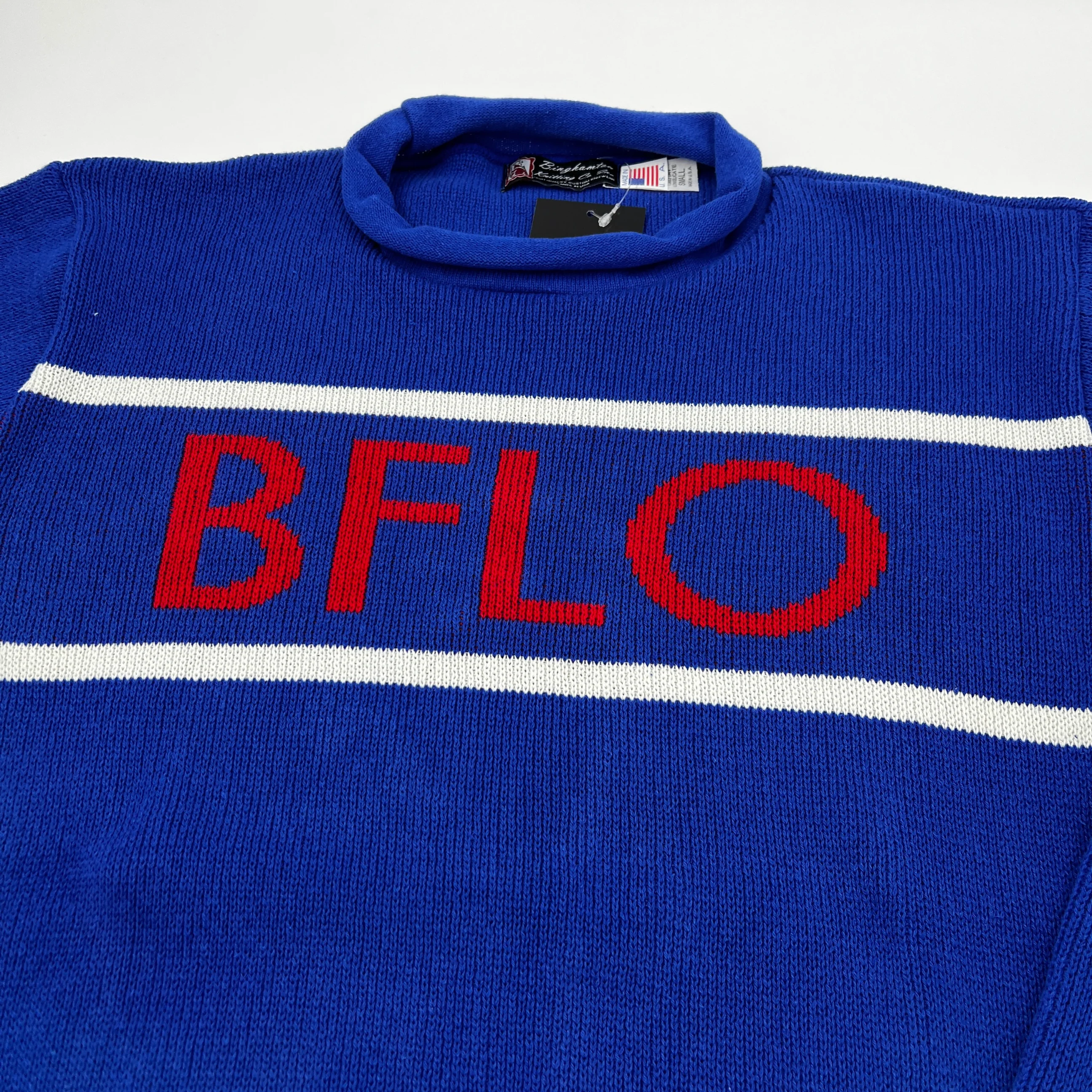 BFLO Royal Blue Rollneck High Quality Pullover Sweater - Image 3
