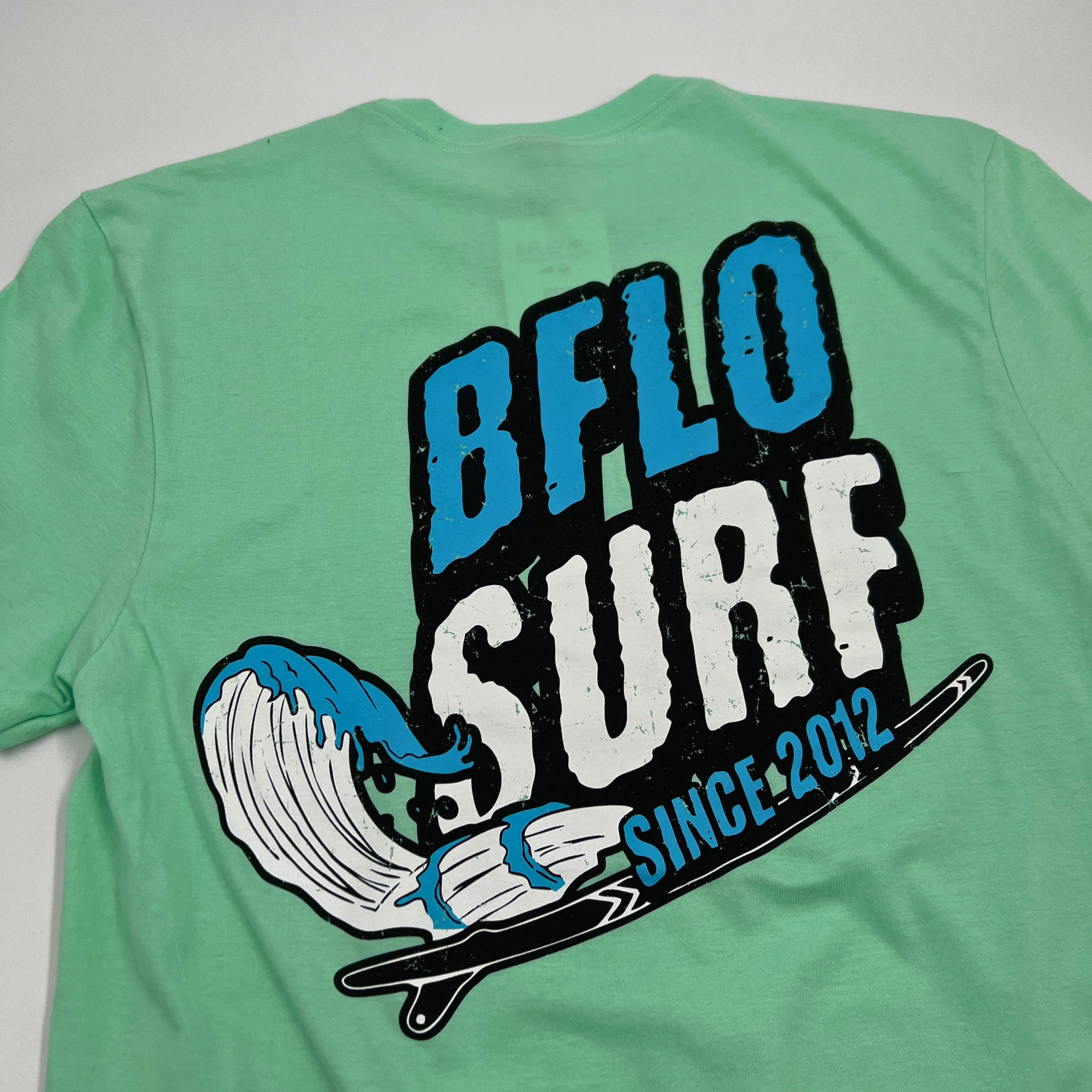 BFLO Surf Since 2012 Mint Short Sleeve Shirt - Final Sale - Image 3