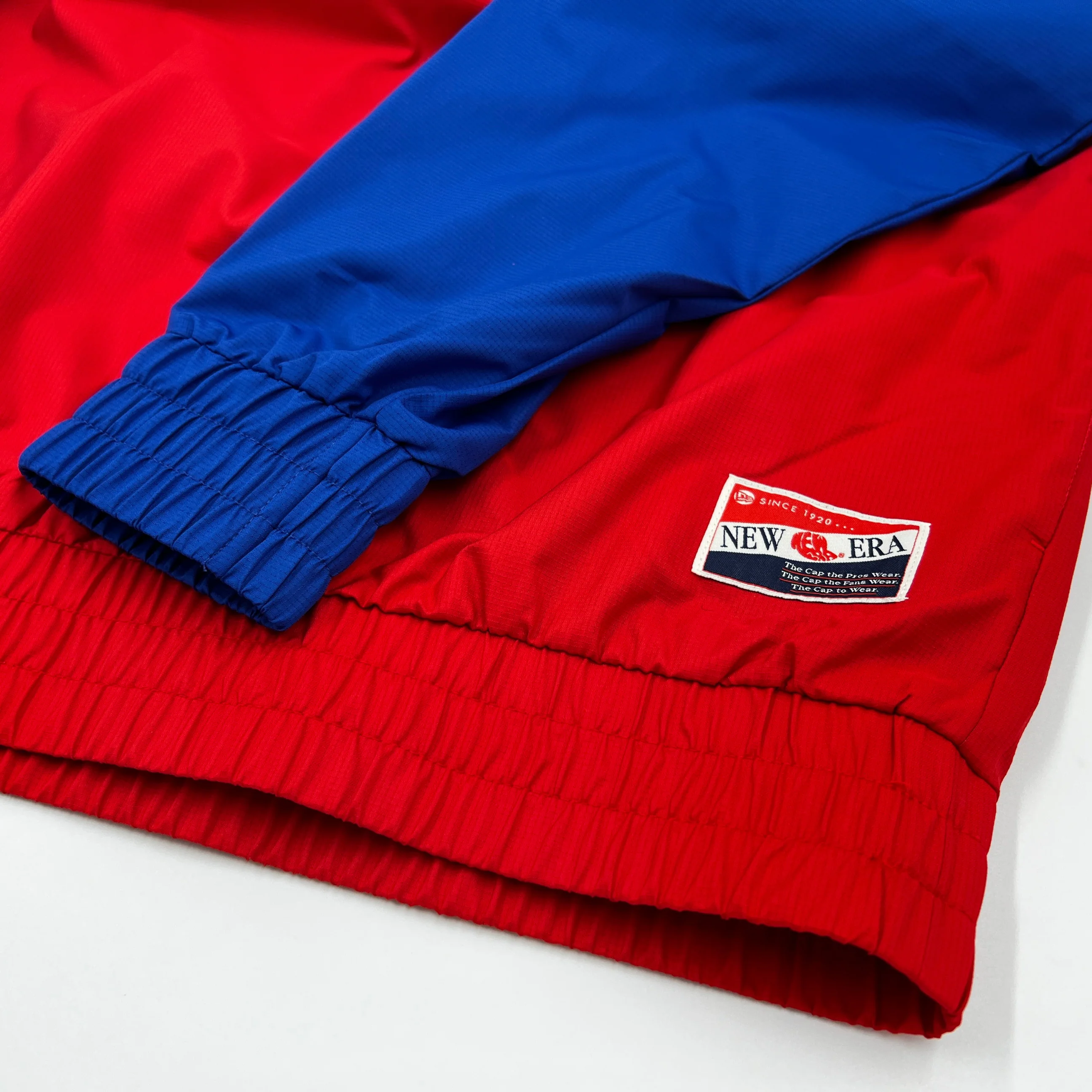 BIG & TALL New Era Bills Throwback Pullover Quarter Zip - Image 4