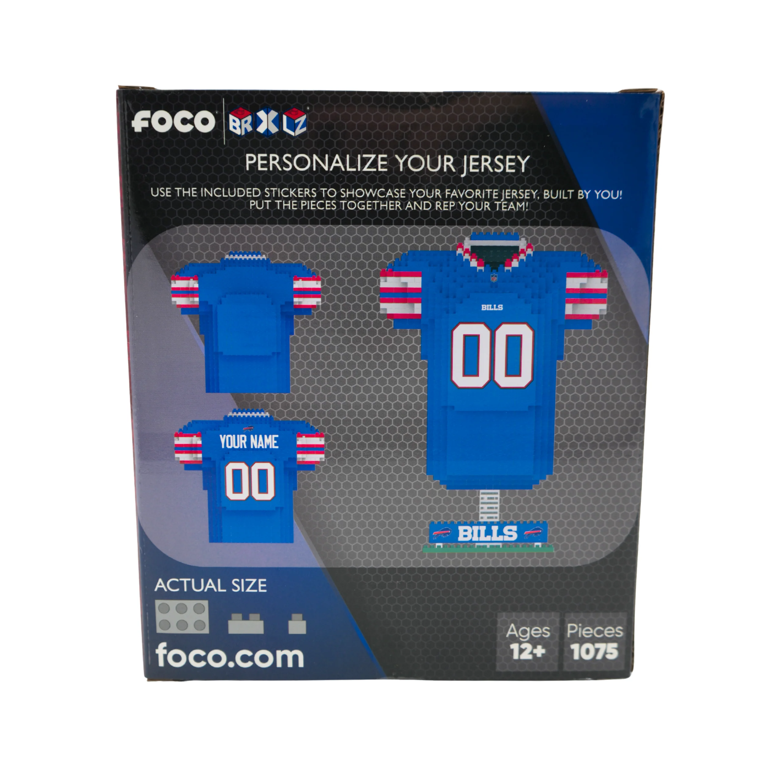 Buffalo Bills Customizable Jersey 3D BRXLZ Set - Image 2