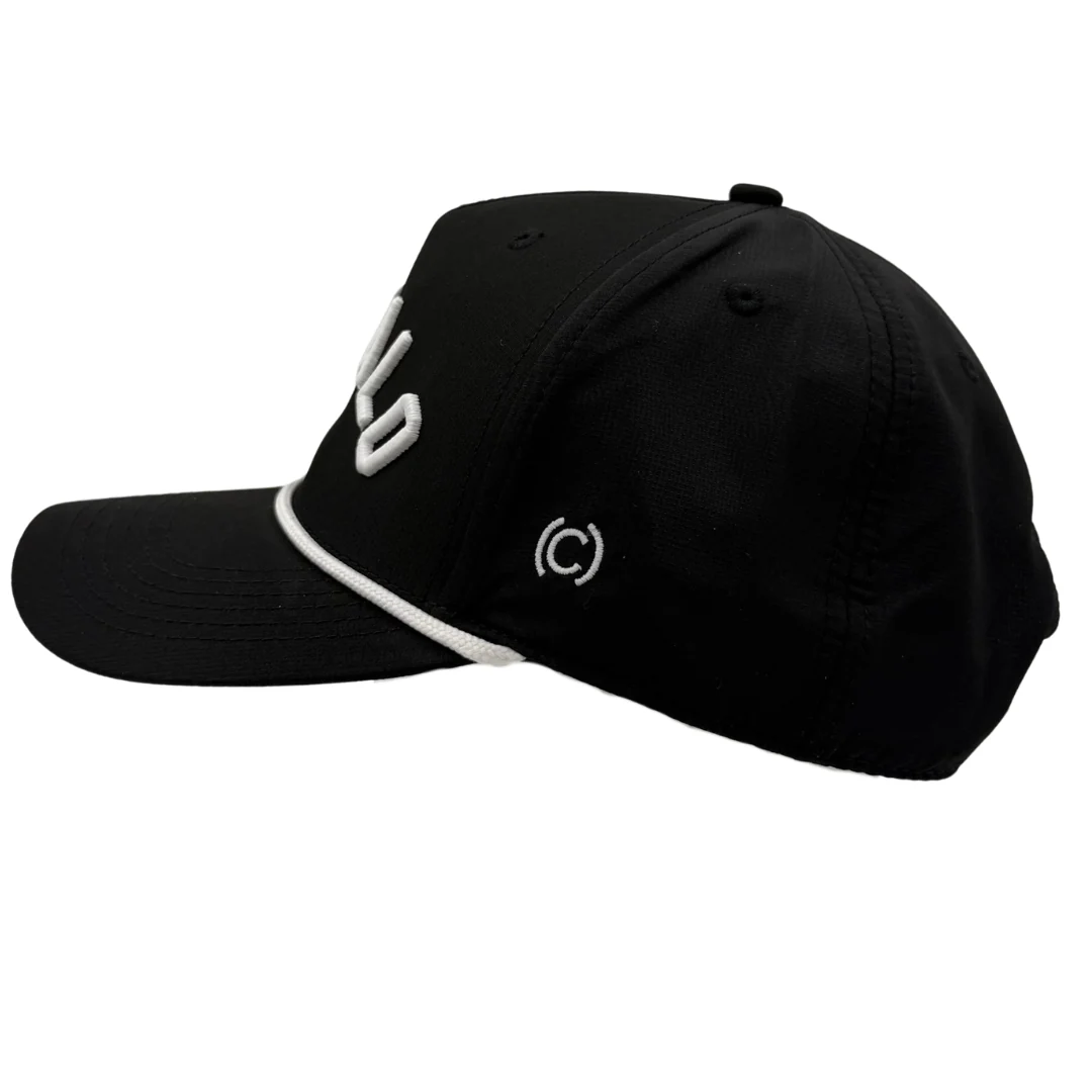 Black White Black Performance Rope "Buffalo" Hat - Image 5