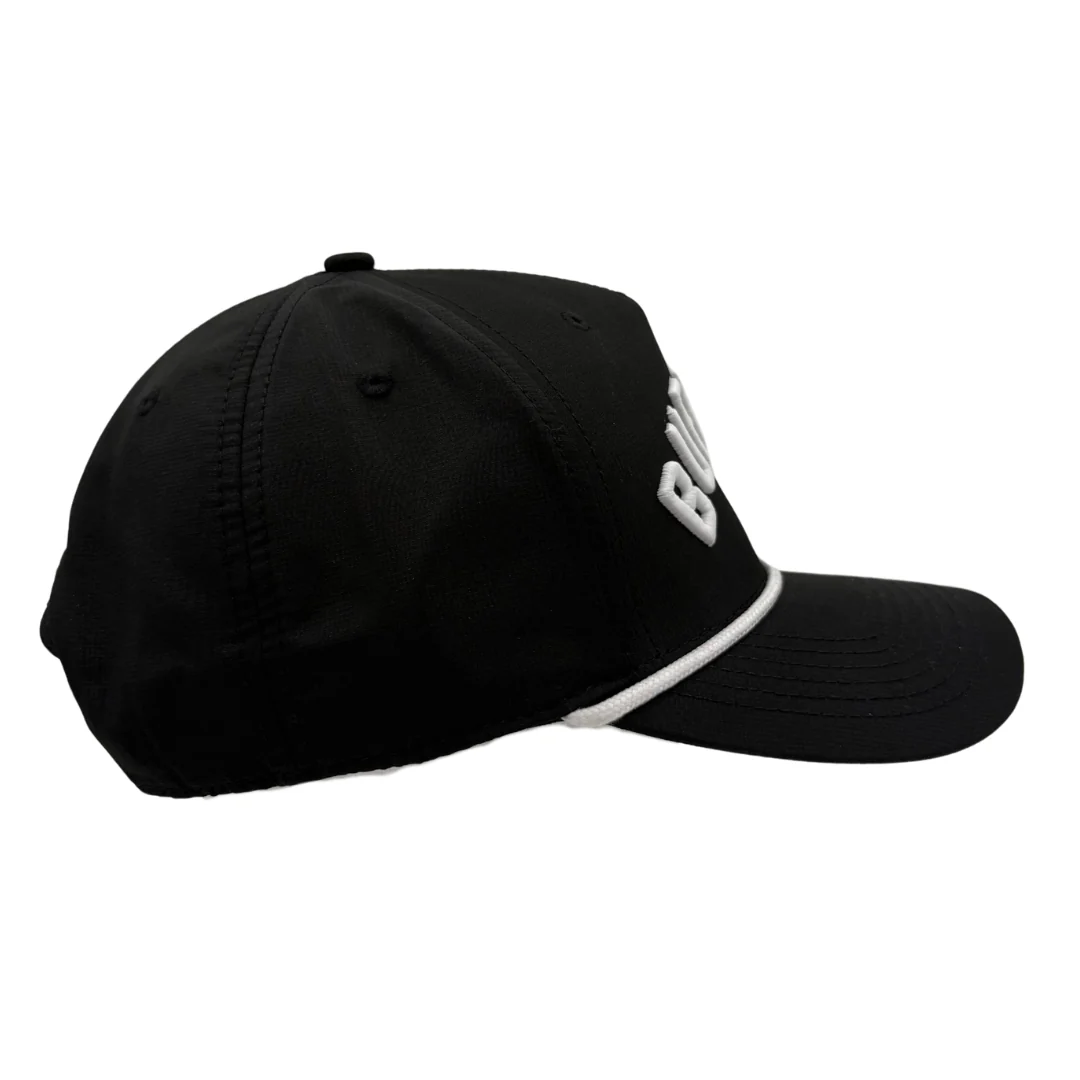 Black White Black Performance Rope "Buffalo" Hat - Image 7