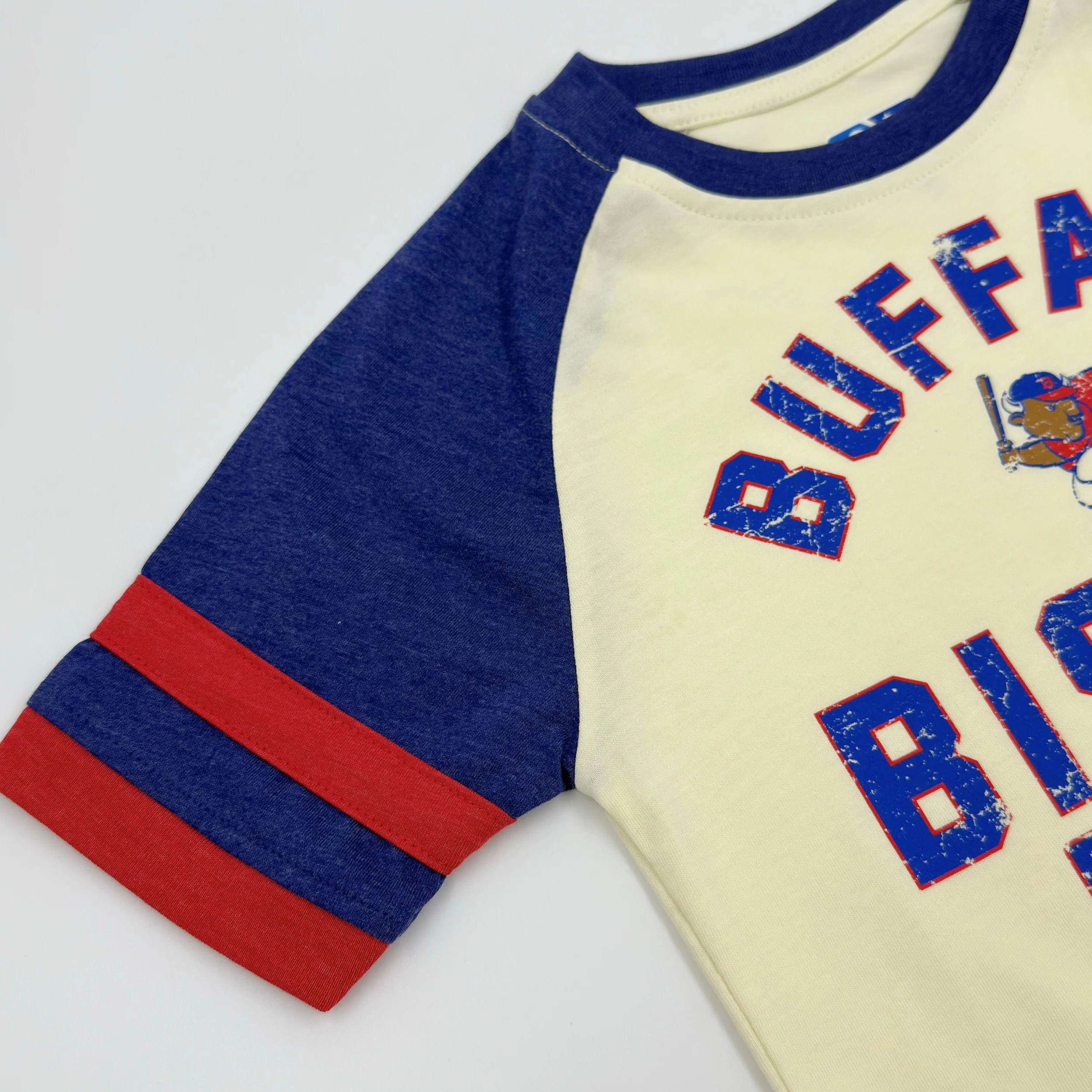 Boys New Era Buffalo Bisons Chrome White T-Shirt - Image 2