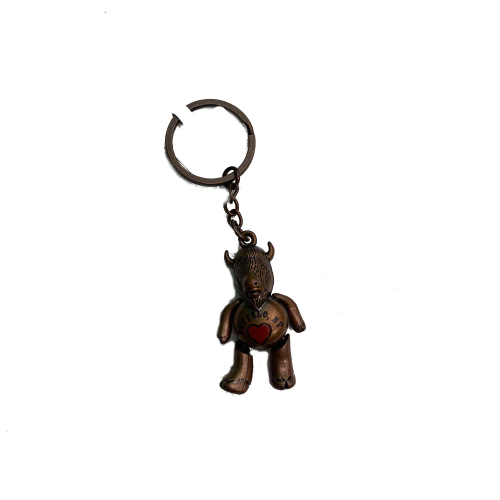 Bronze Bison Key Chain