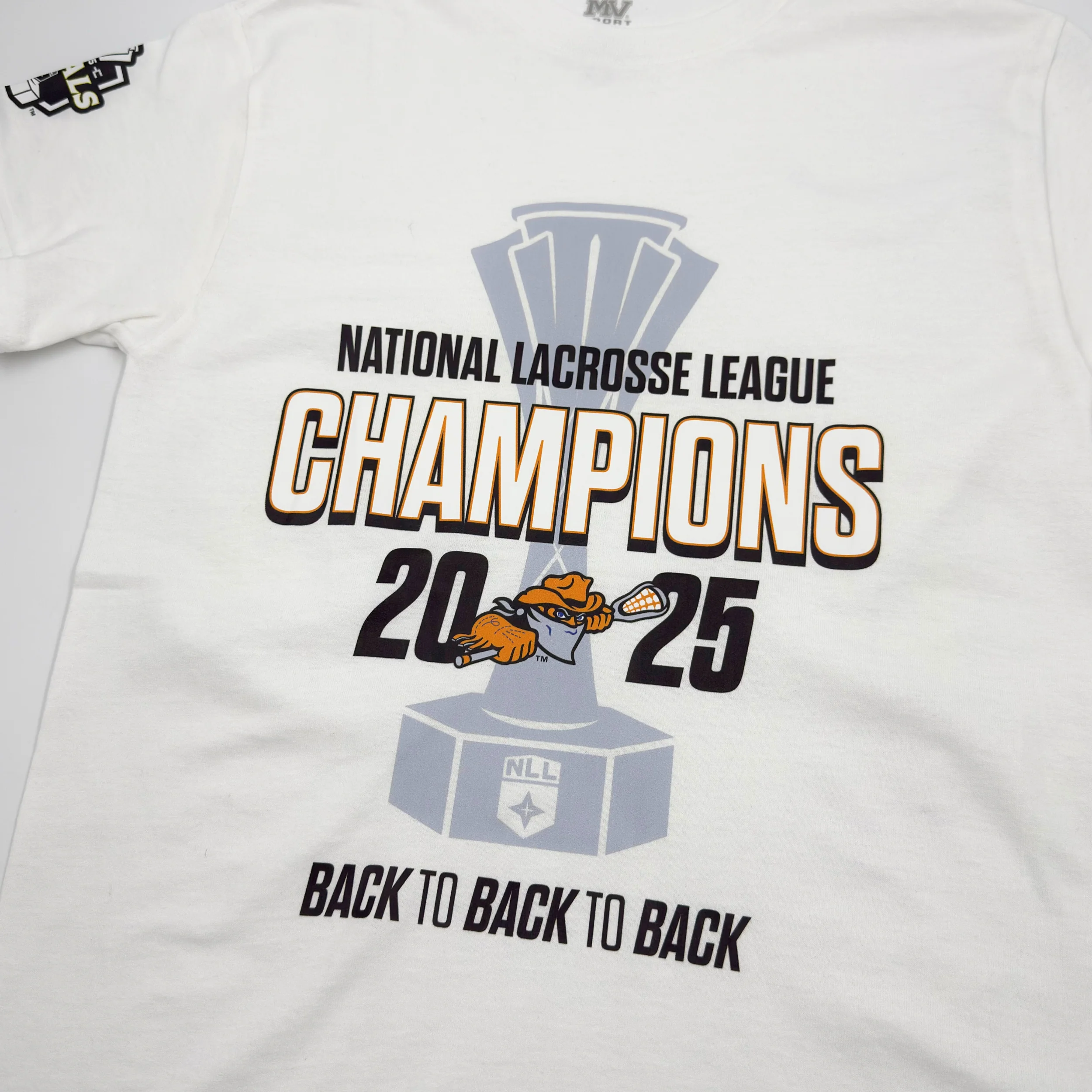 Buffalo Bandits 2025 NLL Champions Official White T-Shirt - Image 5
