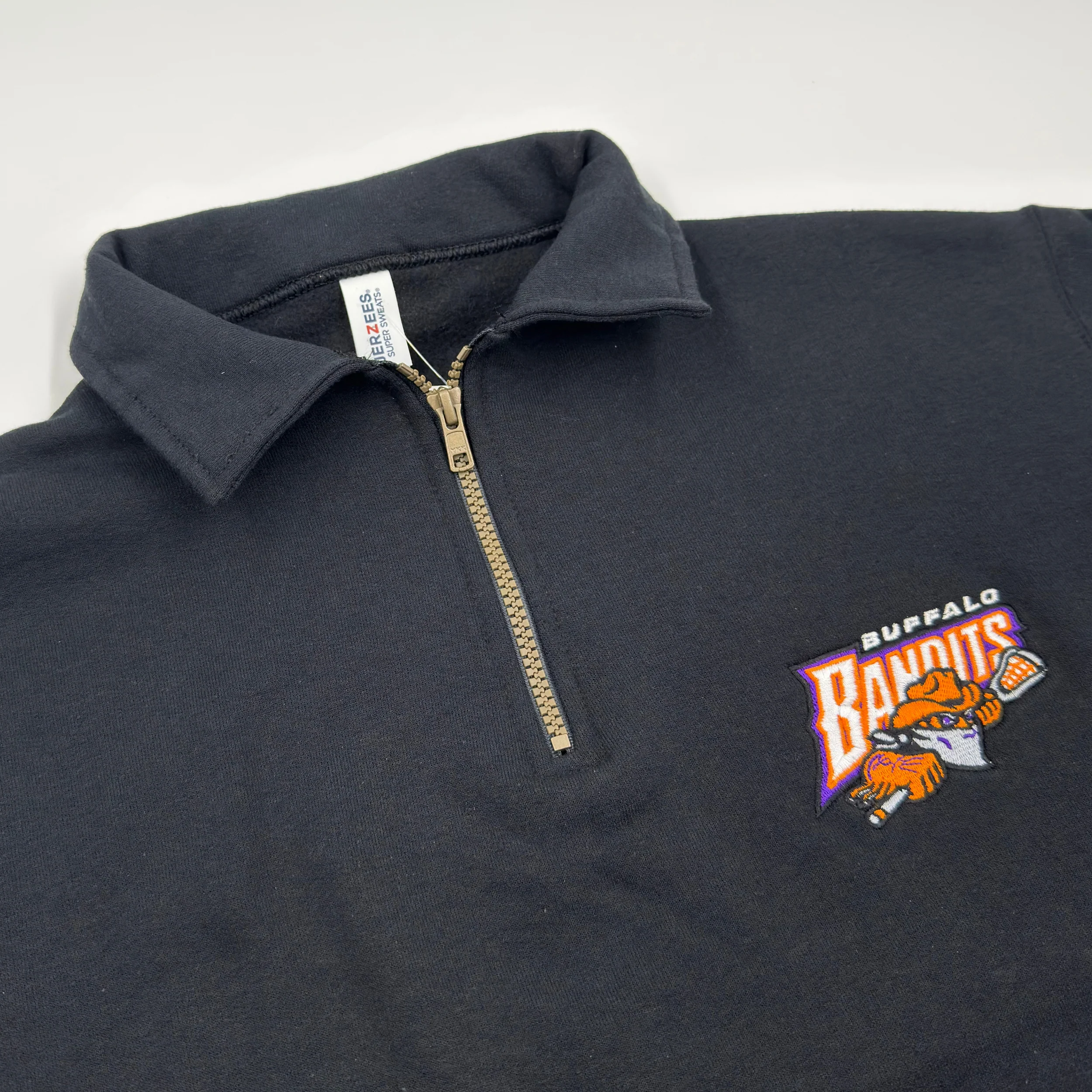 Buffalo Bandits Black Quarter Zip Pullover - Image 3