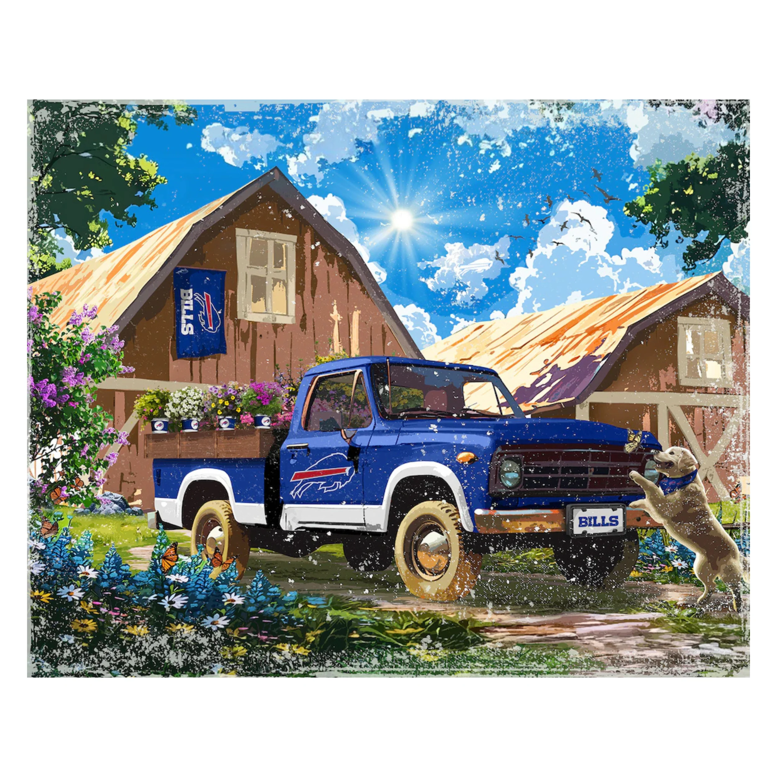Buffalo Bills 4 Seasons LED Lite Box Art - Image 3