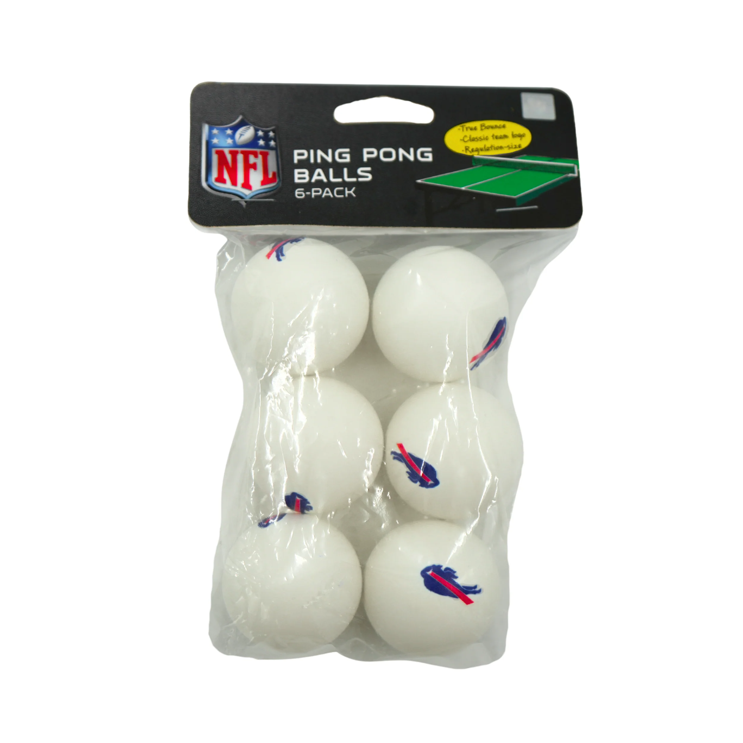 Buffalo Bills 6 Pack Ping Pong Balls