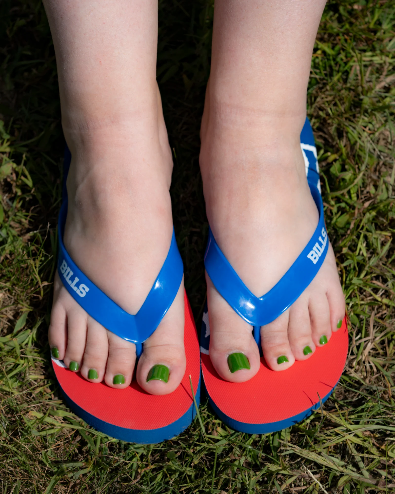 Buffalo Bills Bills Logo Unisex Flip Flops - Image 4