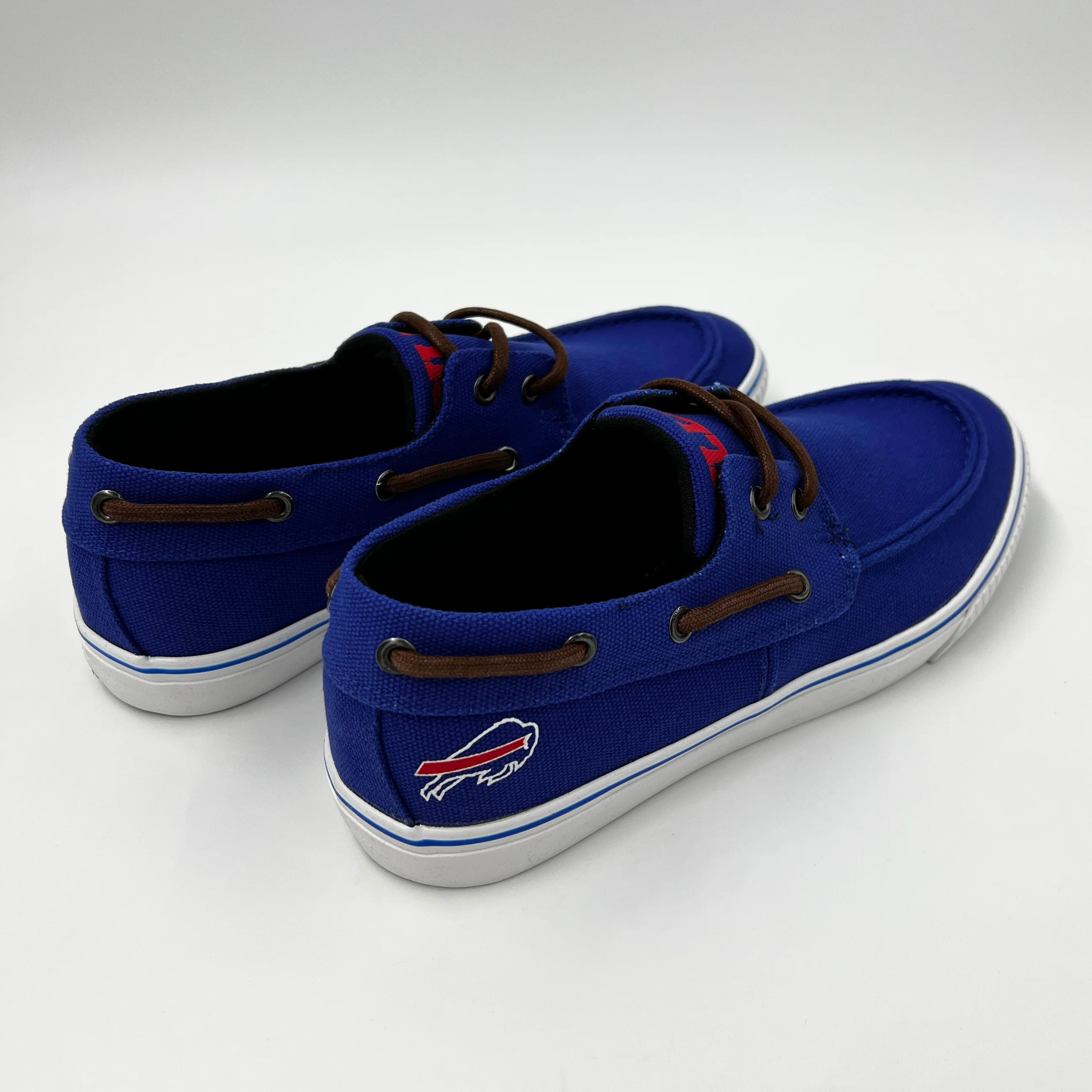 Final Sale - Buffalo Bills Blue Canvas Boat Shoe - Image 3