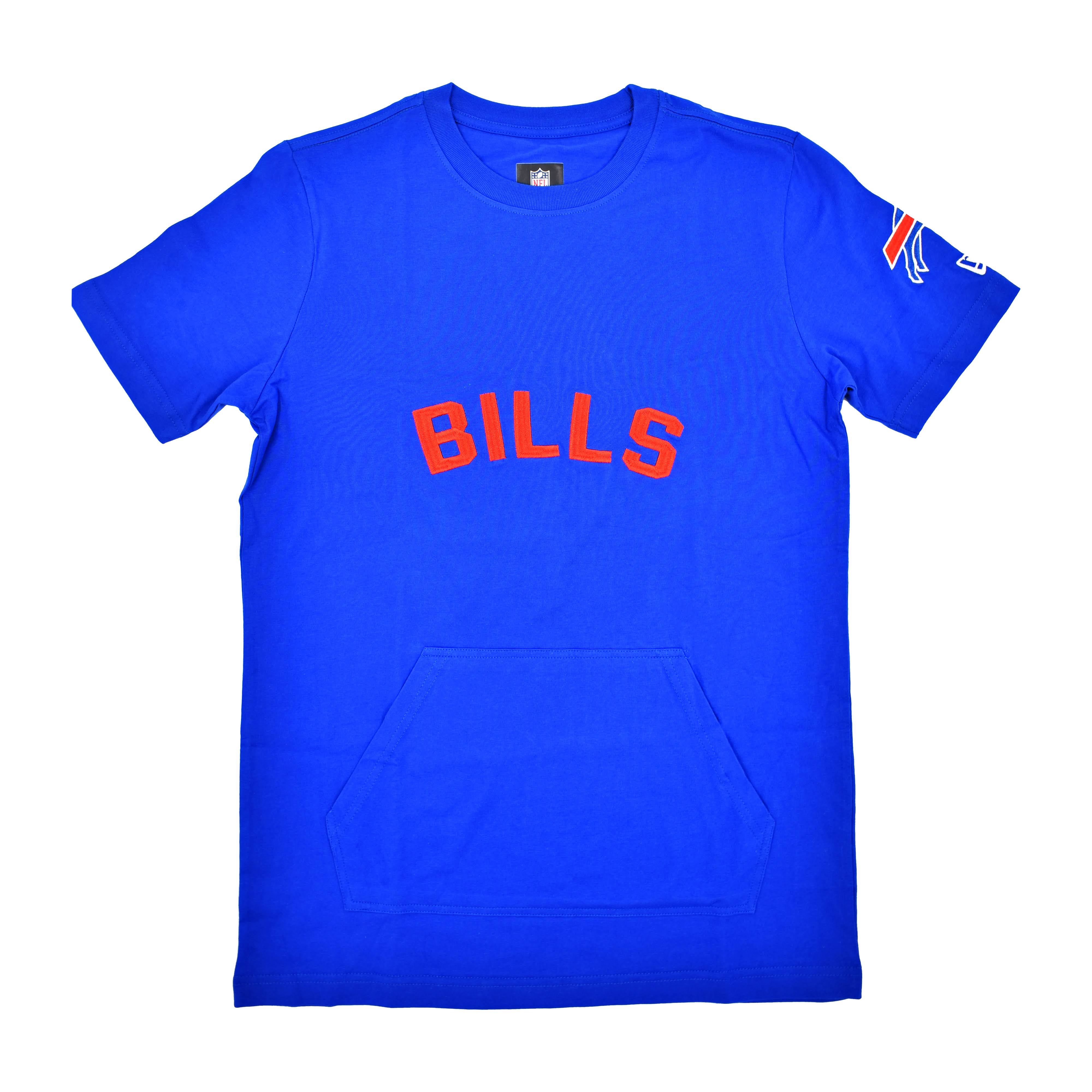 Final Sale - Buffalo Bills Embroidered with Charging Buffalo Short Sleeve Shirt - Final Sale