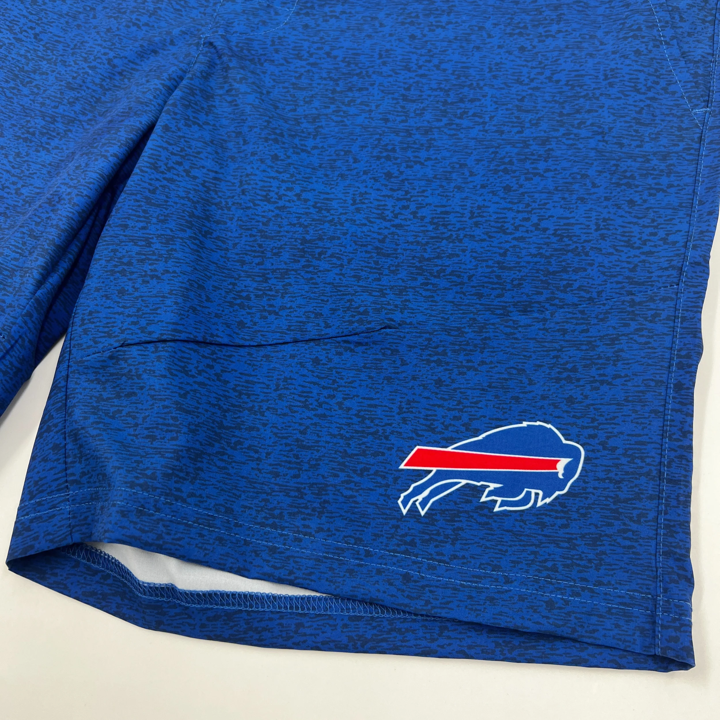 Buffalo Bills Heathered Team Color Hybrid Walking Shorts - Image 3