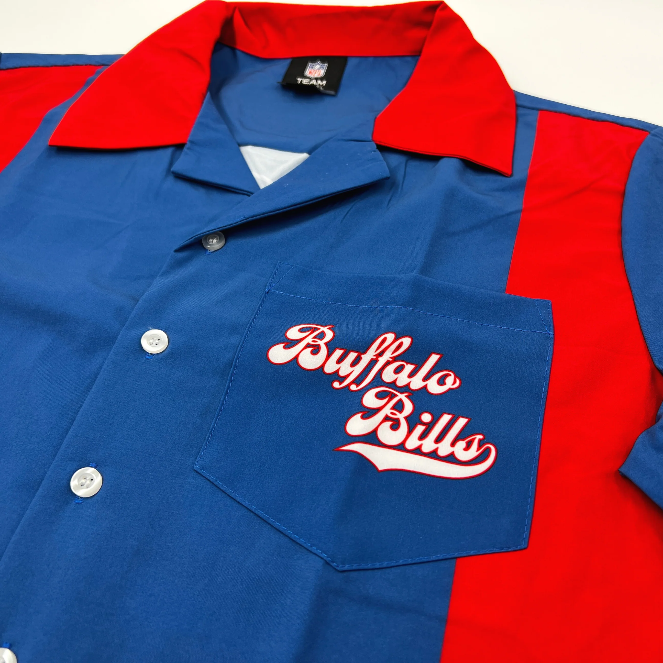 Buffalo Bills Mafia Royal & Red Bowling Shirt - Image 3