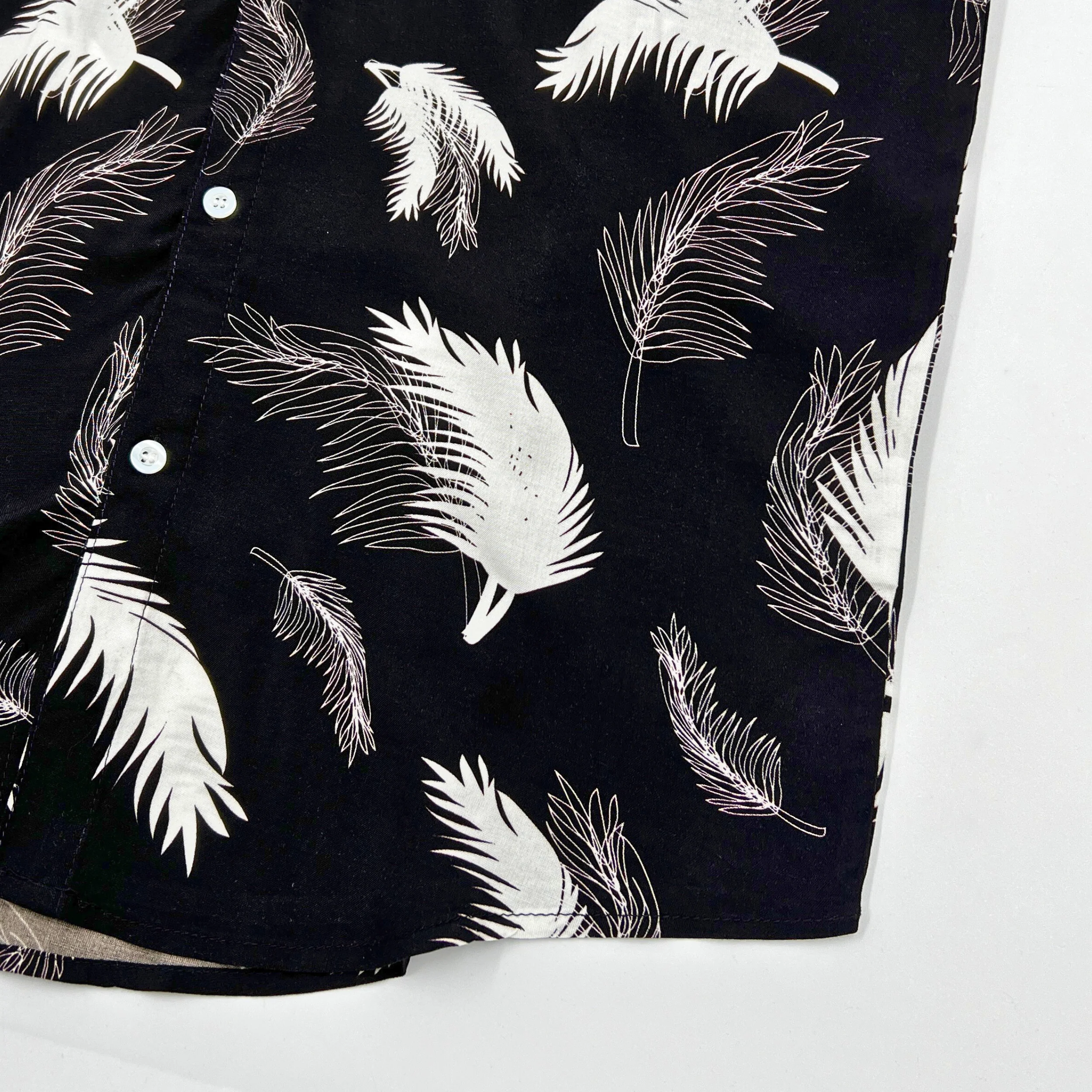 Final Sale - Buffalo Bills "Nightwave" Black Floral Button Up - Image 4