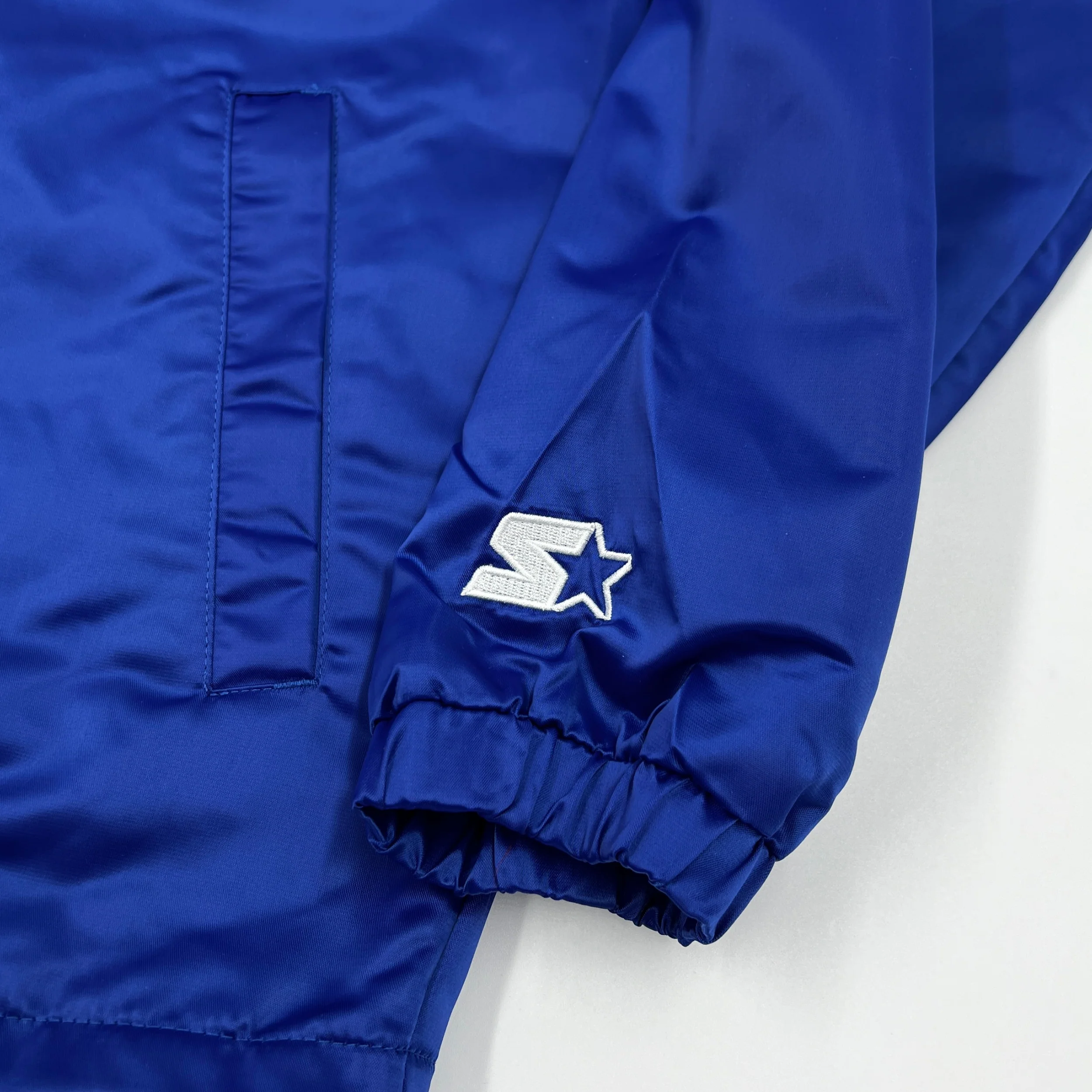 Buffalo Bills Option Route Snap Up Starter Coaches Jacket - Image 9