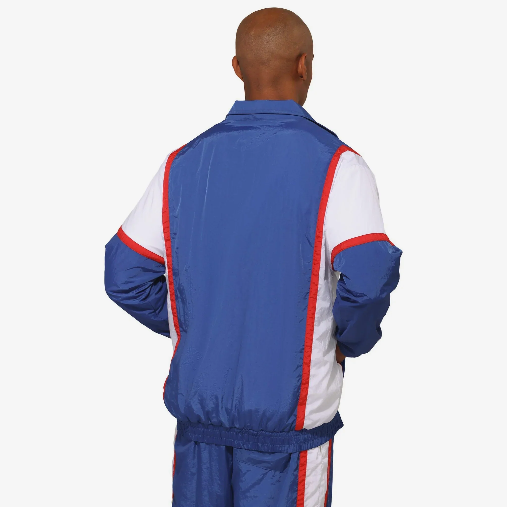 Buffalo Bills Red, White, & Blue Stripe Jacket - Image 3