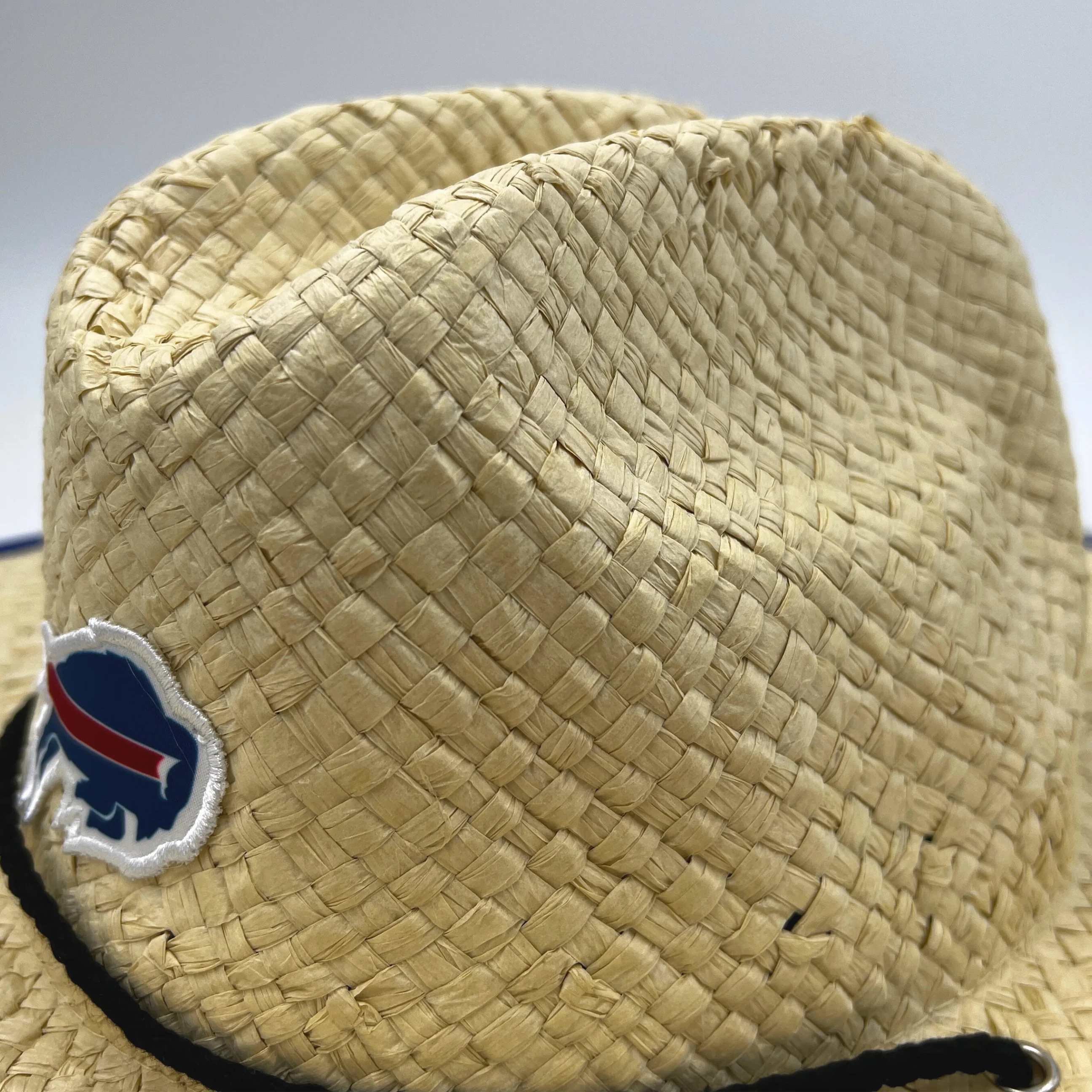 Buffalo Bills Royal Blue Edge Straw Hat - Image 4