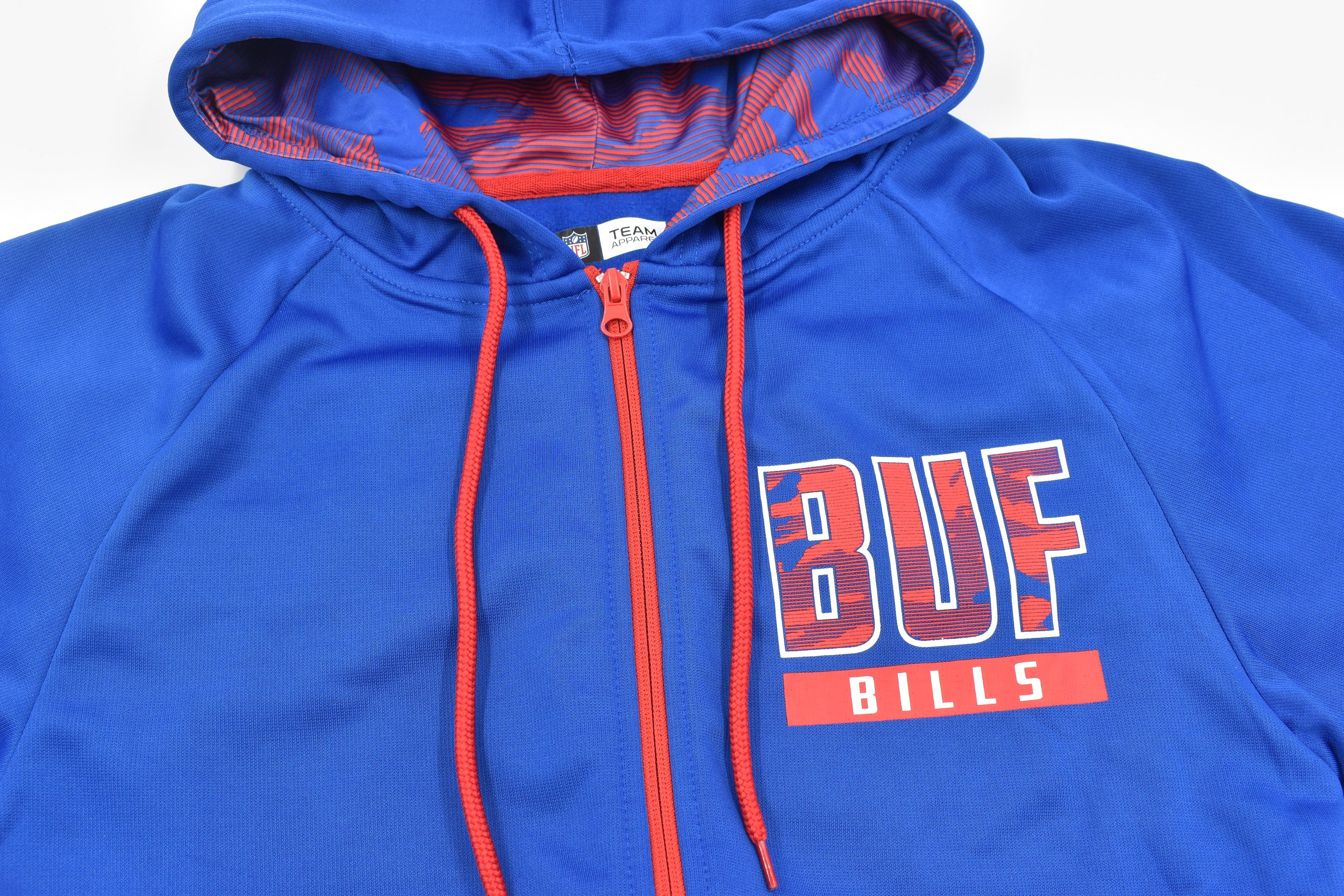 Buffalo Bills Royal Blue Full Zip BUF Hoodie - Image 4