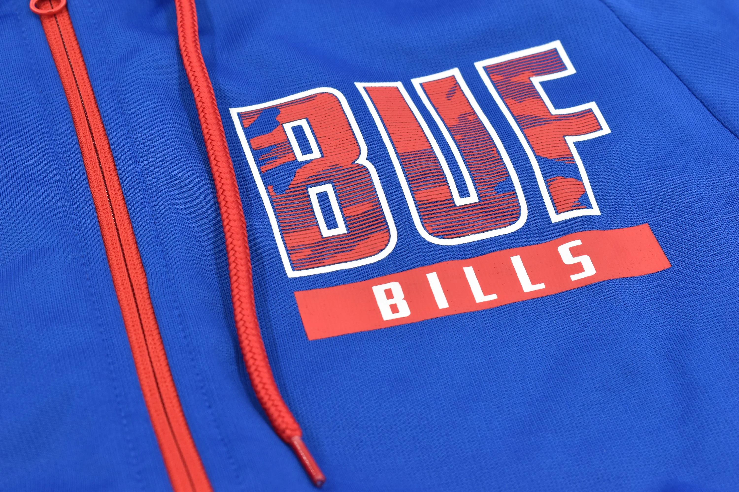 Buffalo Bills Royal Blue Full Zip BUF Hoodie - Image 5