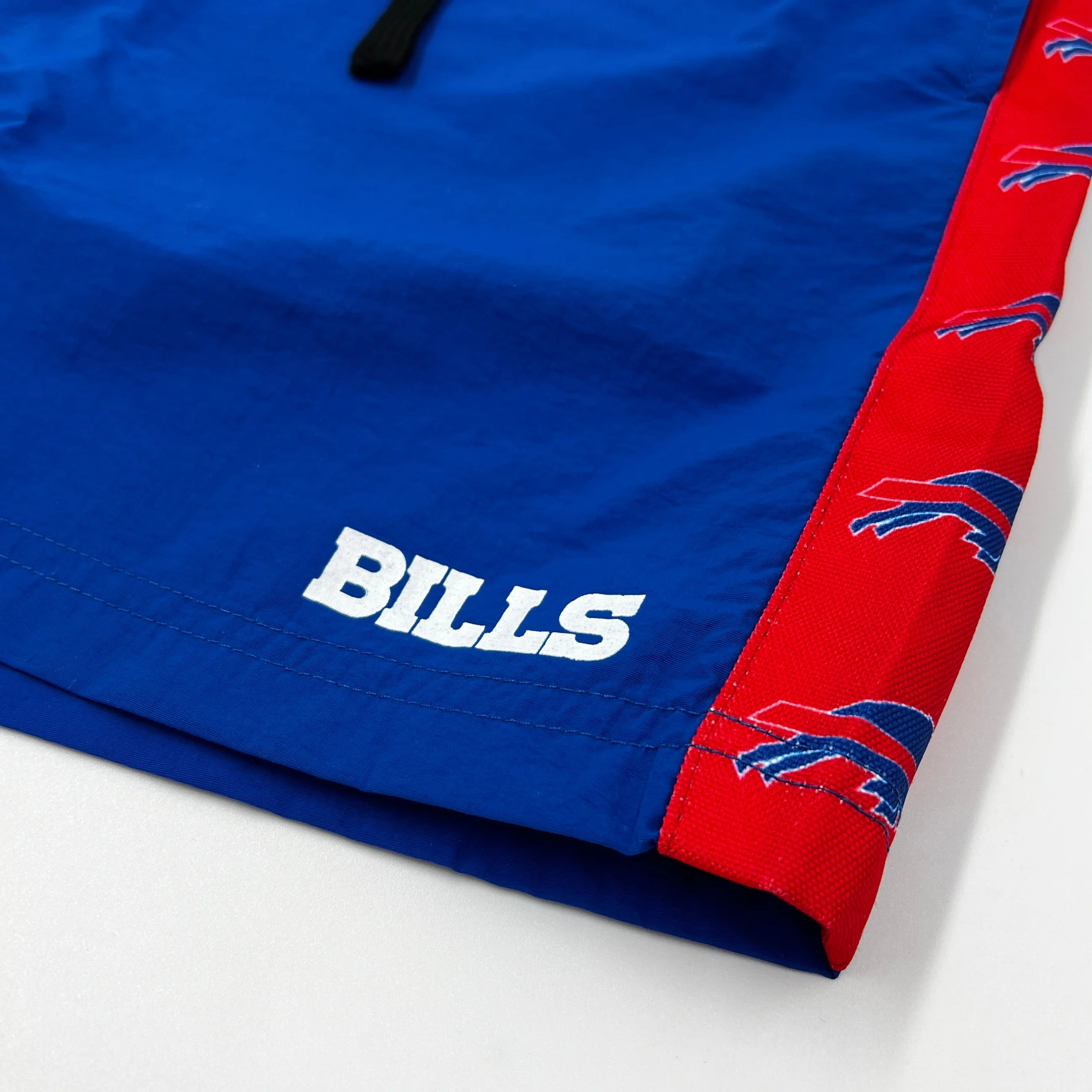 Buffalo Bills Royal Blue & Red Side Seam Shorts - Image 3