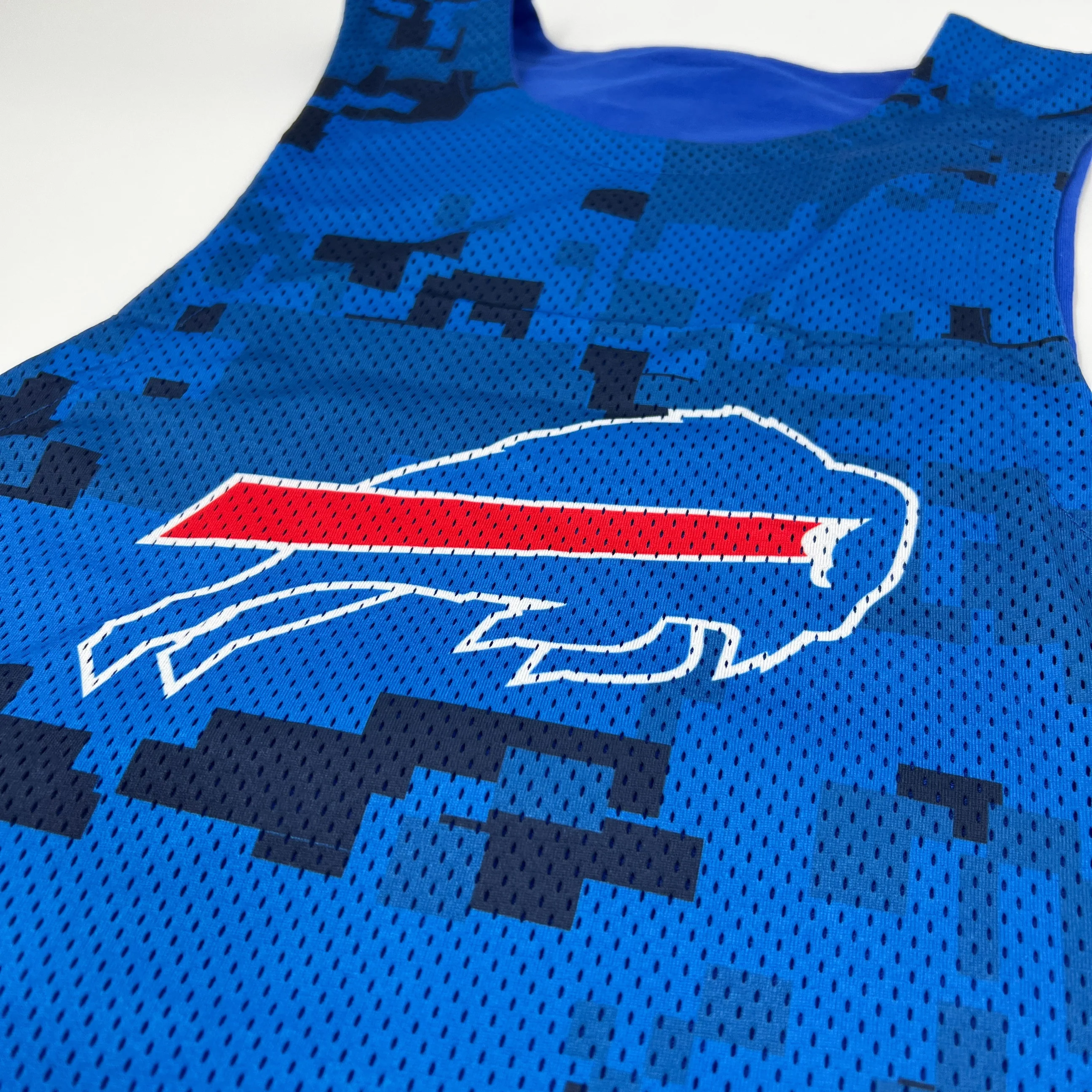 Final Sale - Buffalo Bills Royal & Mesh Reversible Muscle Tank Top - Final Sale - Image 4