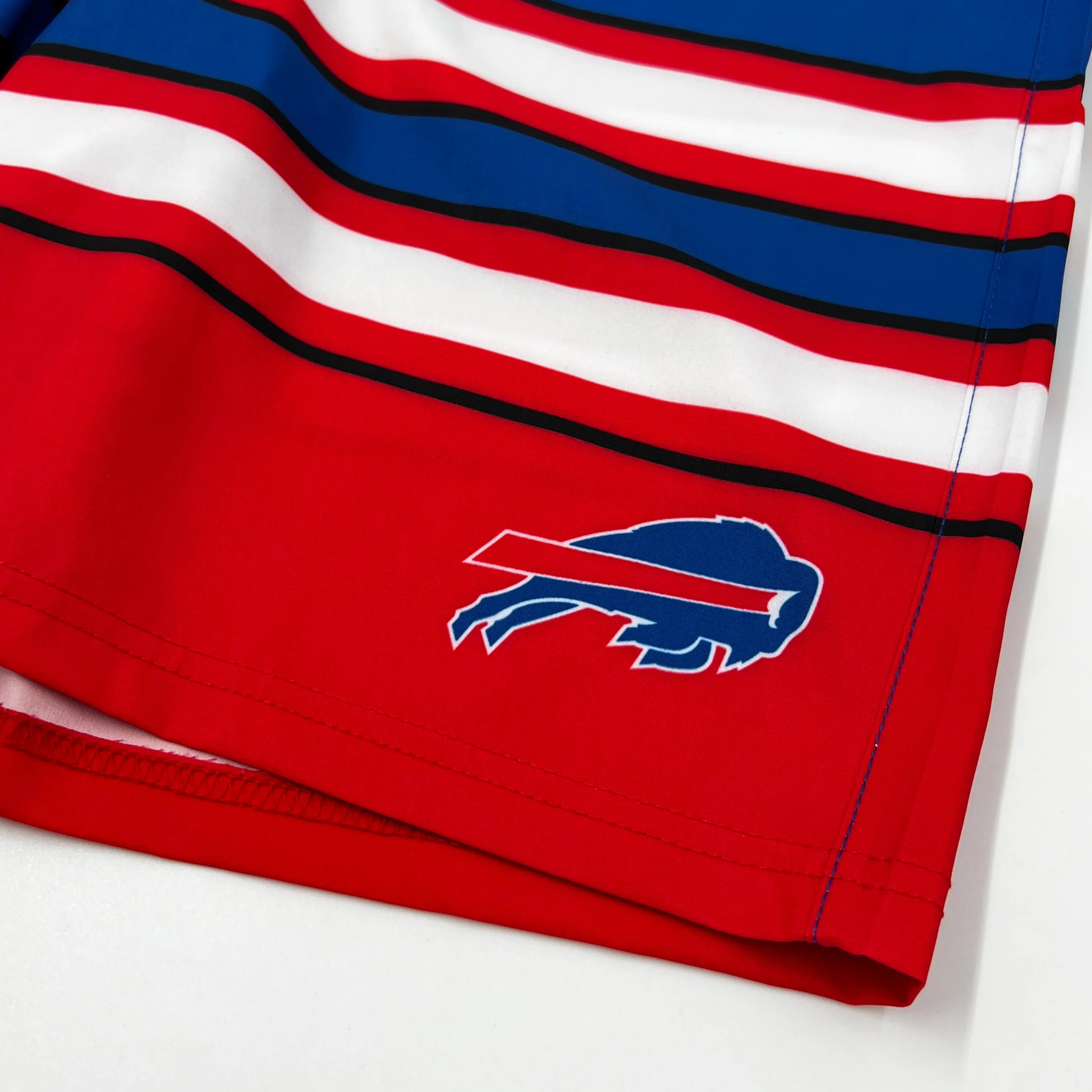 Buffalo Bills Royal Striped Board Shorts - Image 4