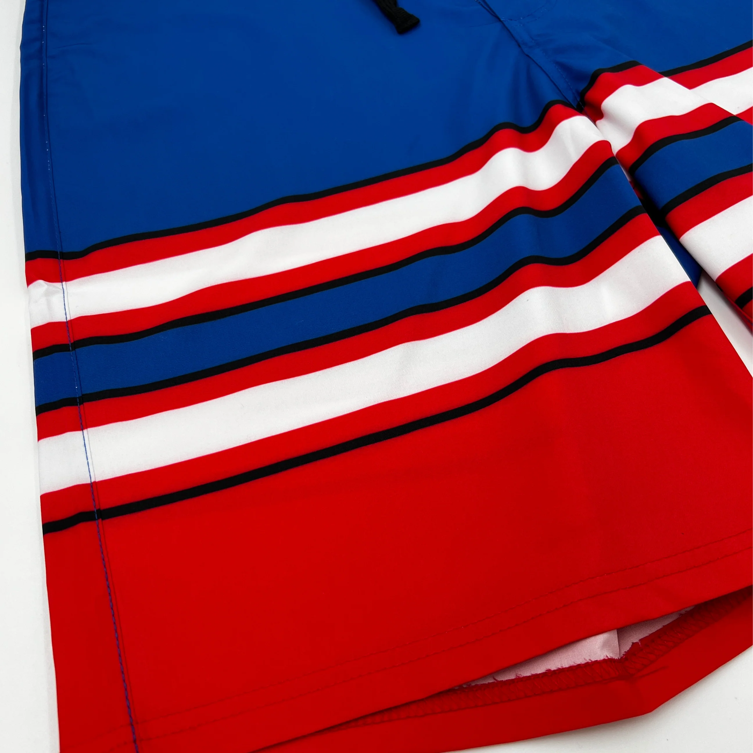 Buffalo Bills Royal Striped Board Shorts - Image 5