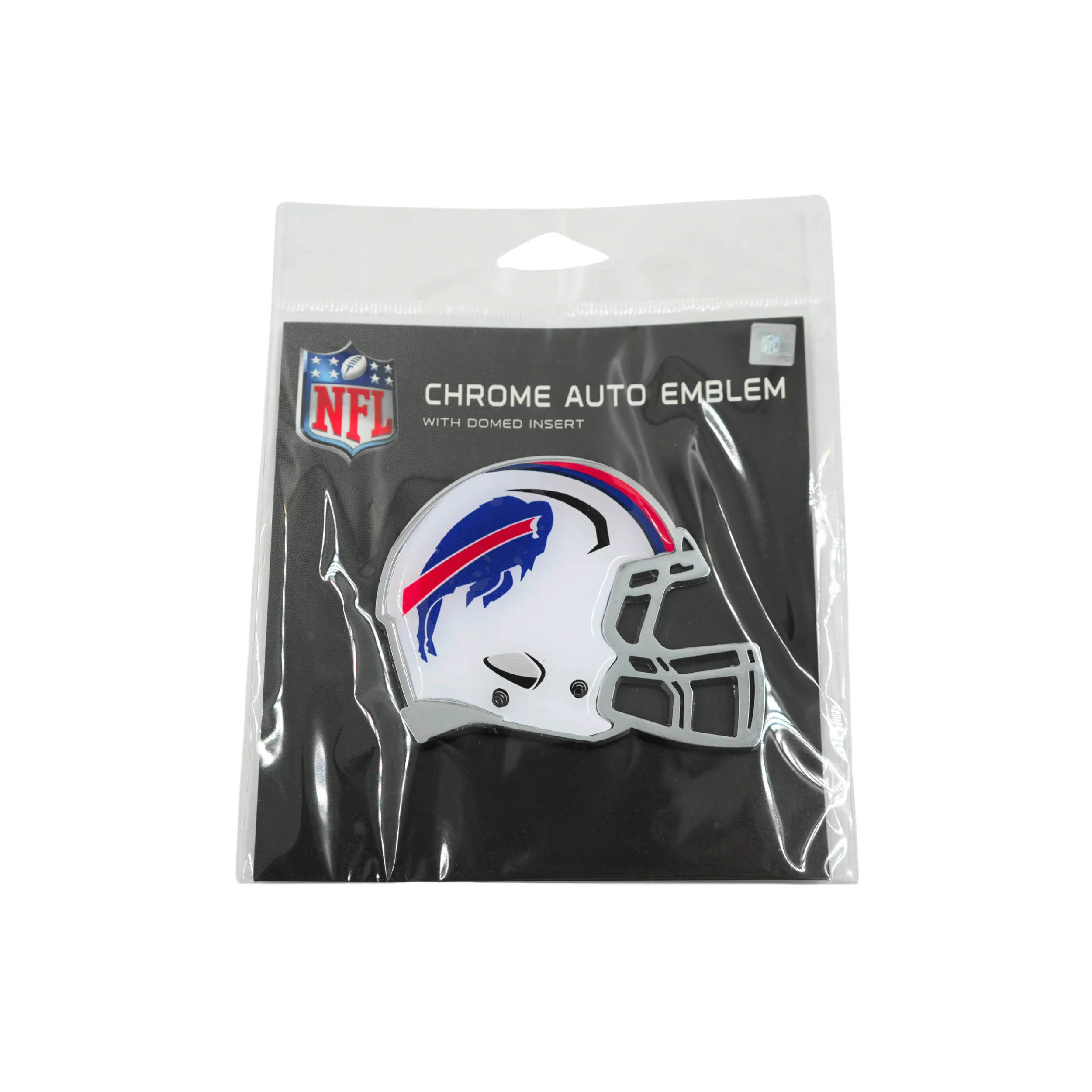 Buffalo Bills White Helmet Chrome Emblem