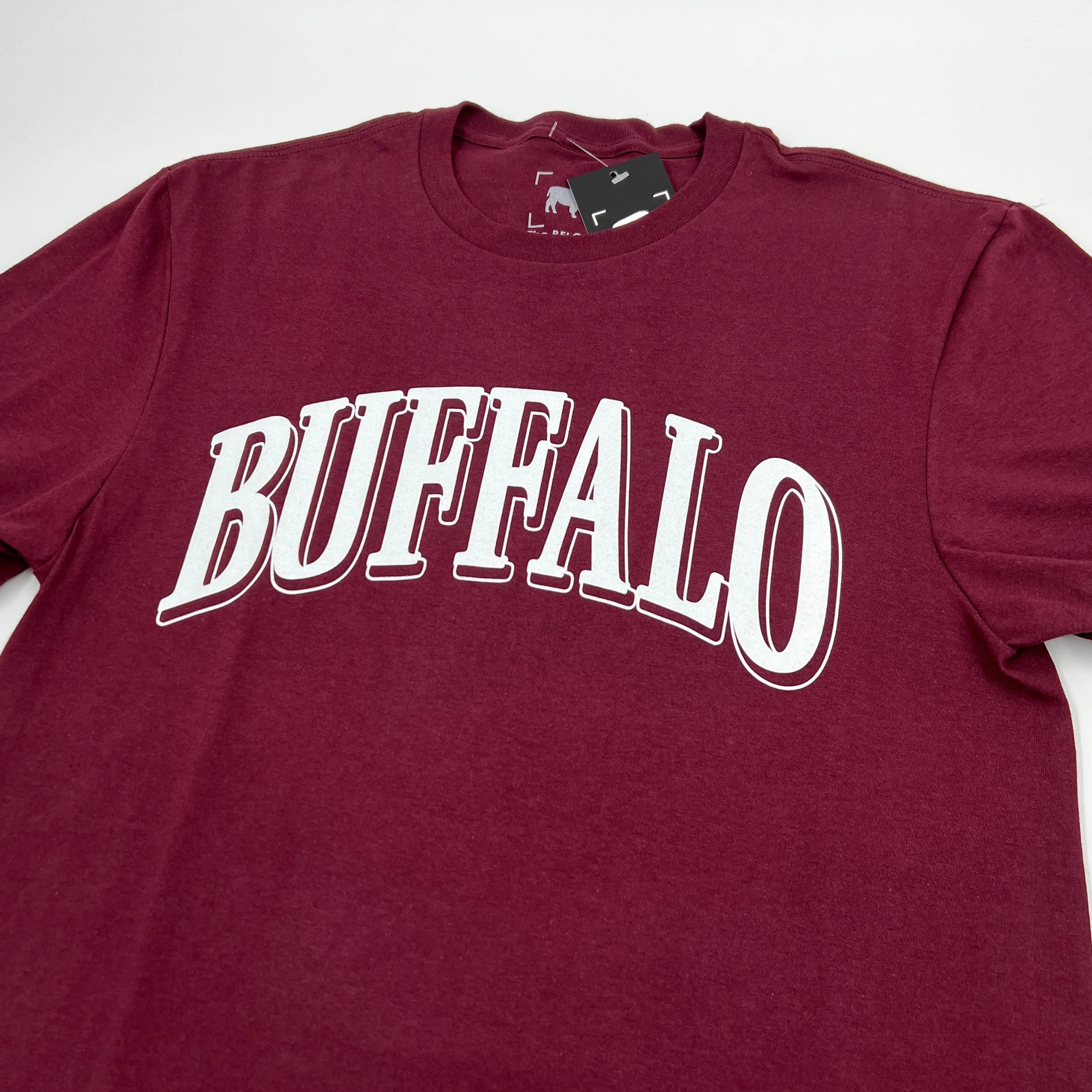 Buffalo Collegiate Style Maroon Short Sleeve Shirt - Image 2
