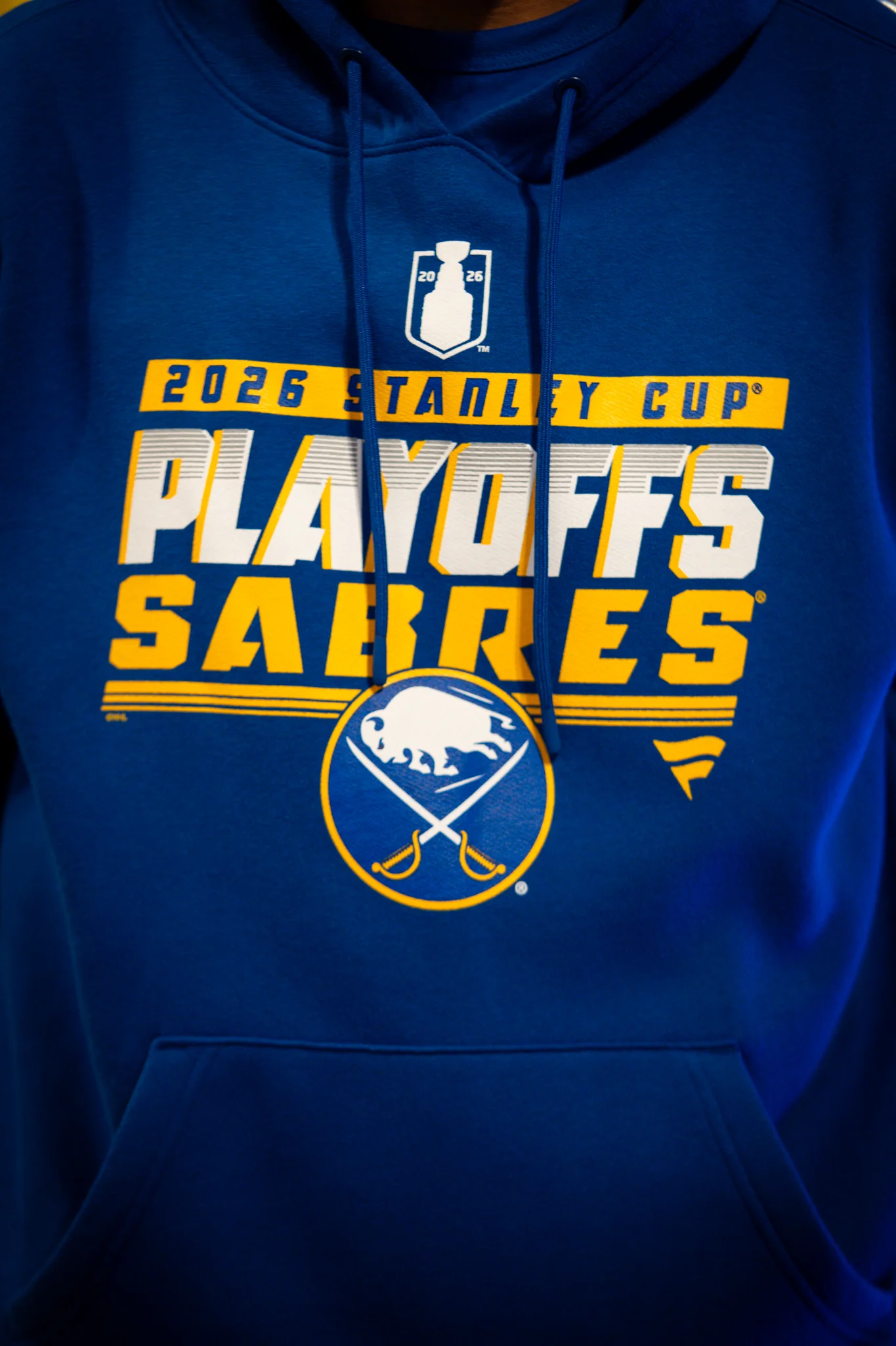 Buffalo Sabres 2026 Playoffs Royal Hoodie - Image 3