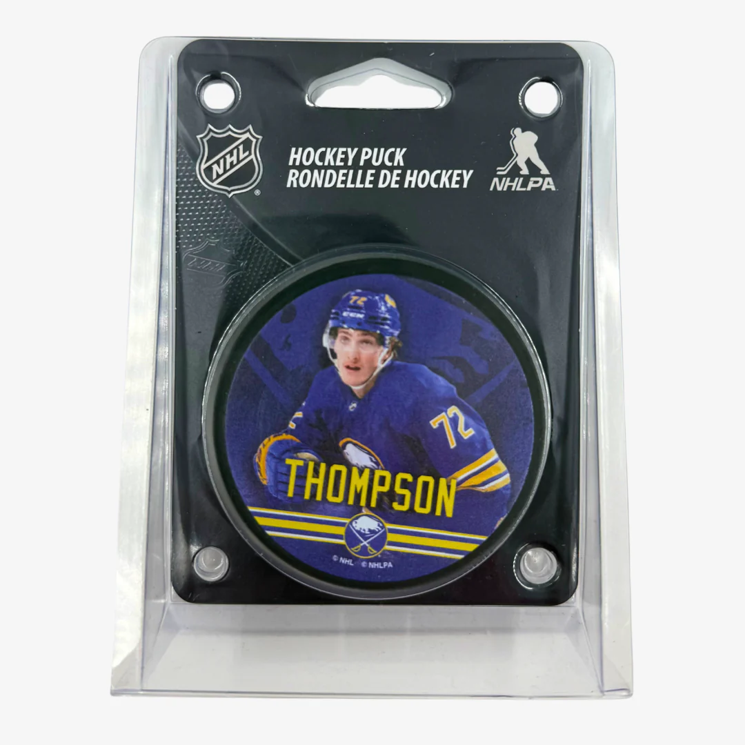 Buffalo Sabres Tage Thompson Puck - Image 2