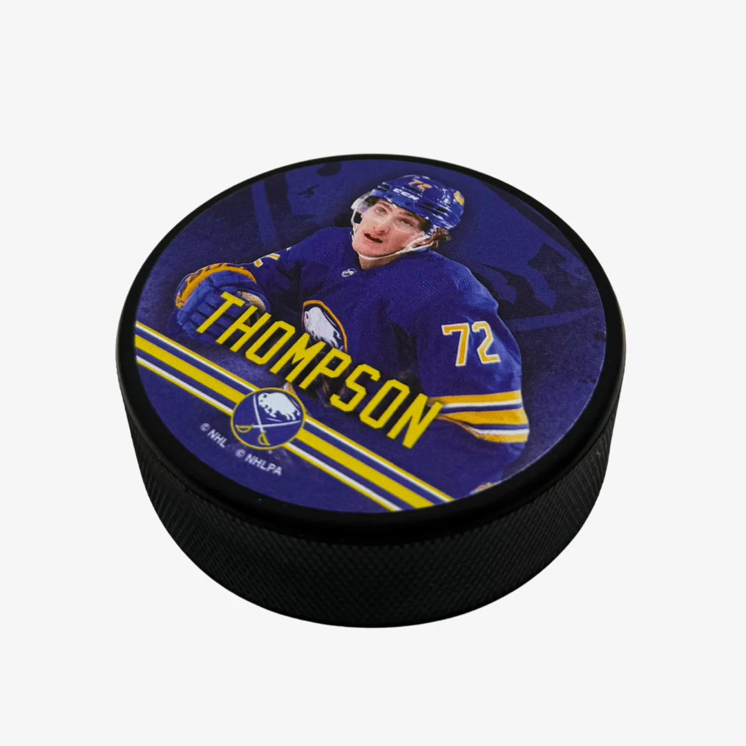 Buffalo Sabres Tage Thompson Puck - Image 3