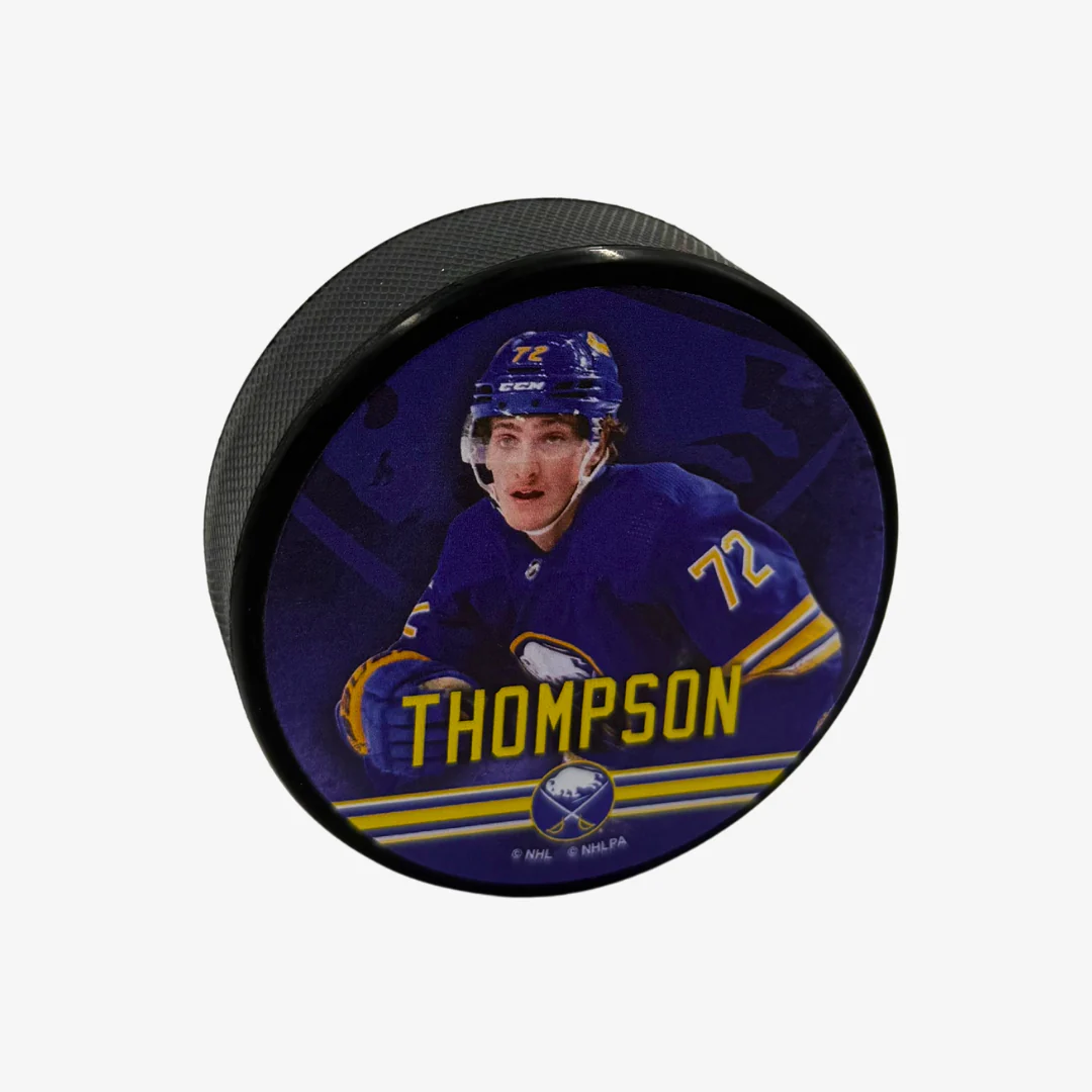 Buffalo Sabres Tage Thompson Puck - Image 4