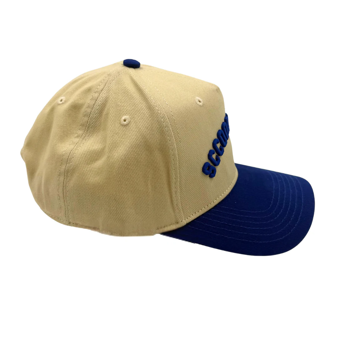 Cream Two Tone Royal "Sccoorreesss" Hat - Image 7