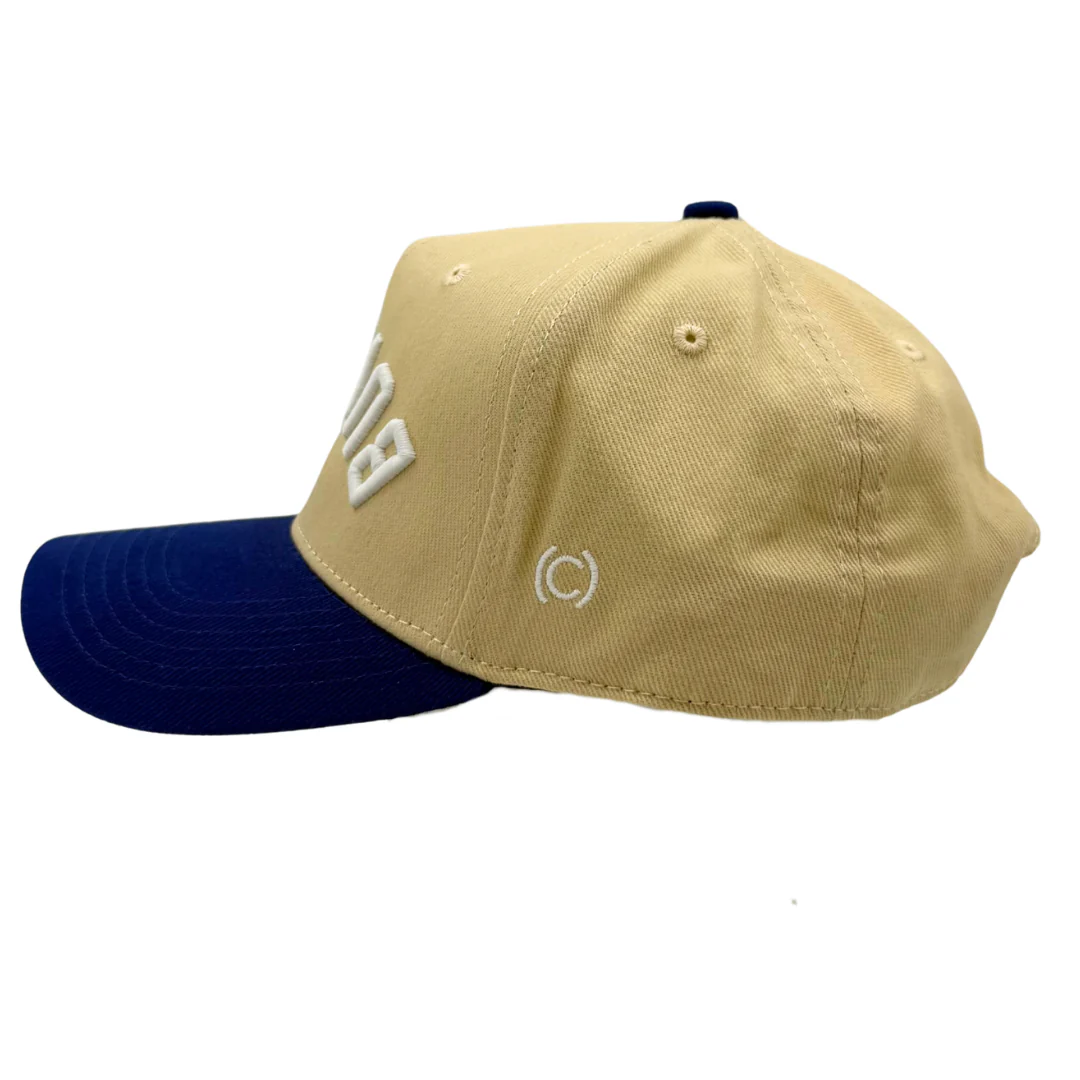 Cream White Two Tone "Buffalo" Hat - Image 5