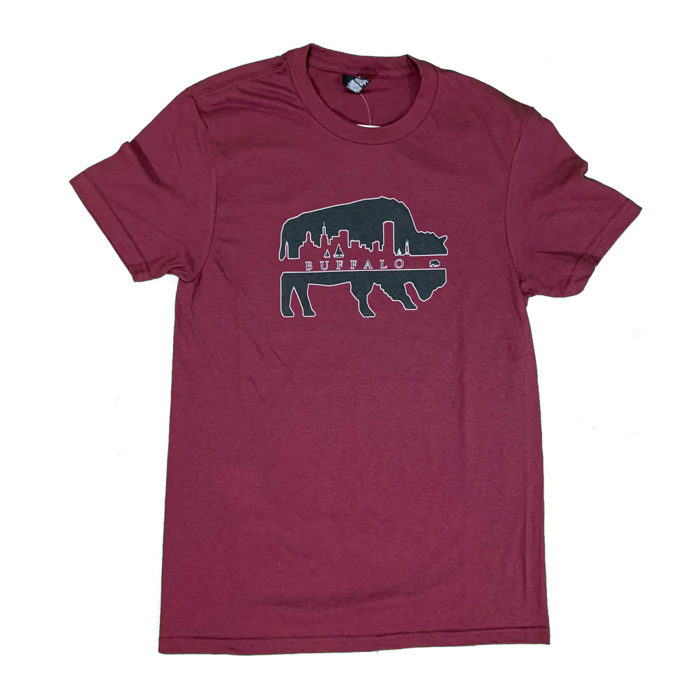 Maroon SST Skyline Tee