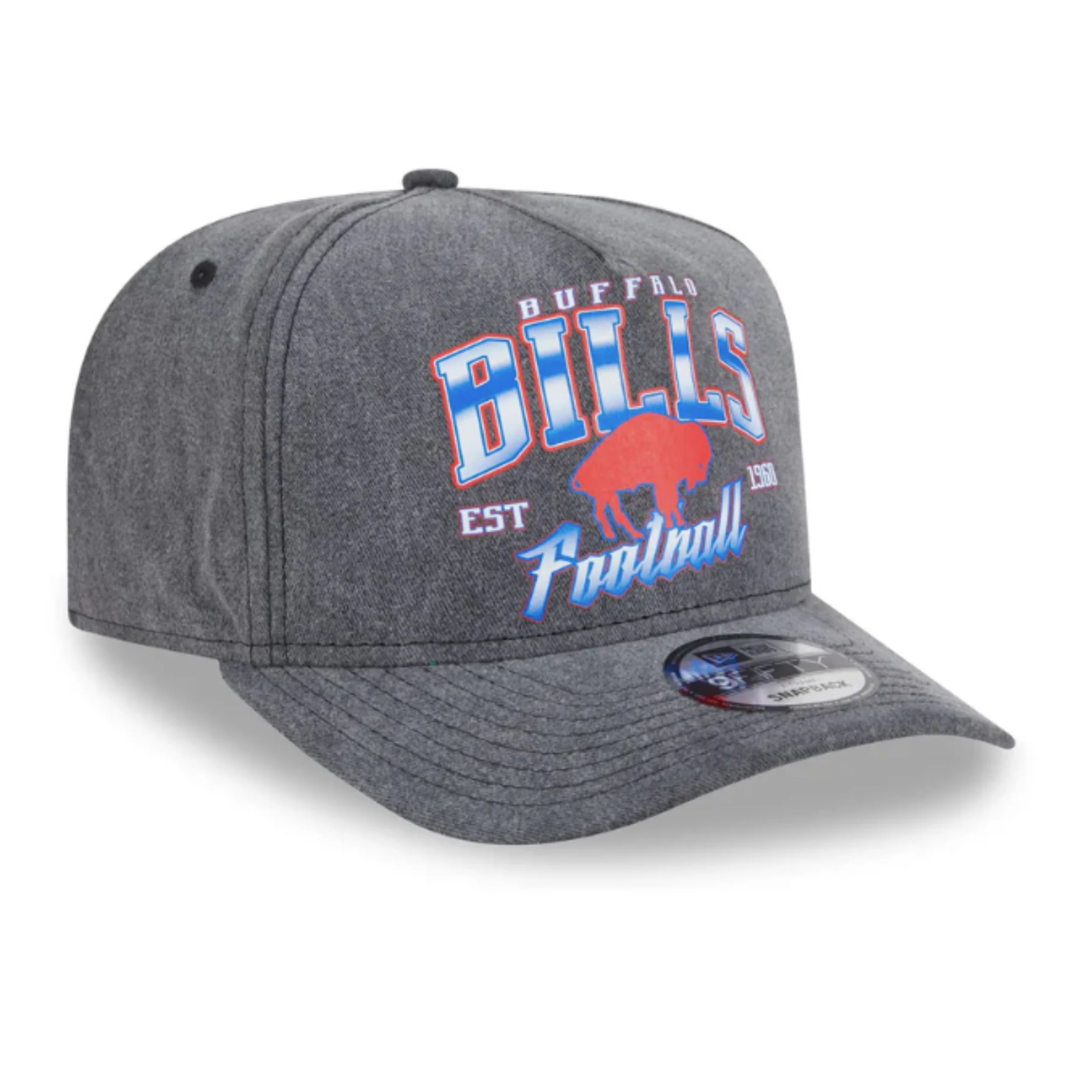 New Era 9FIFTY Buffalo Bills Throwback Washed A-Frame Snapback - Image 3