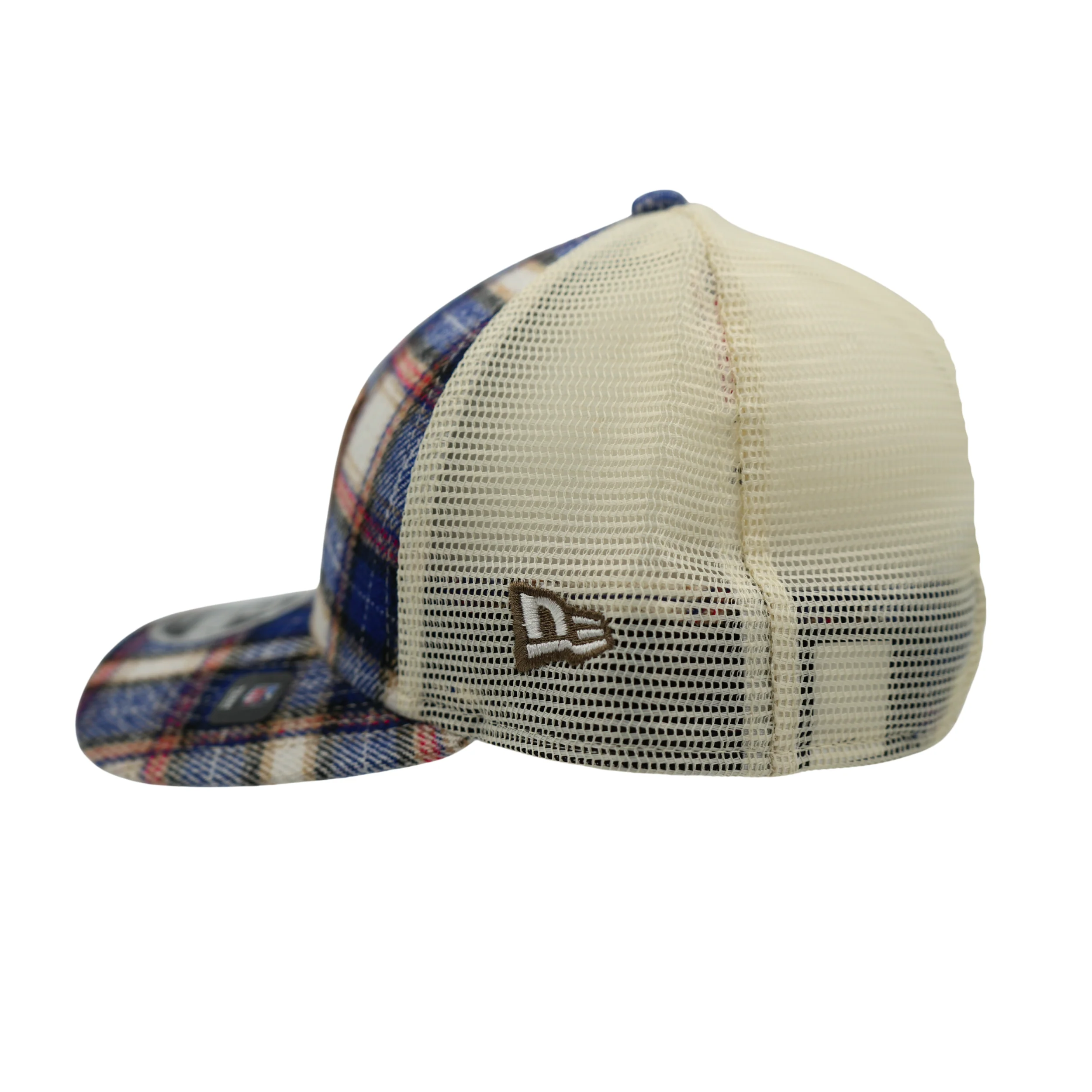 New Era 9FORTY Buffalo Bills Rustic Red, White, & Blue Plaid M-Crown Snapback - Image 3