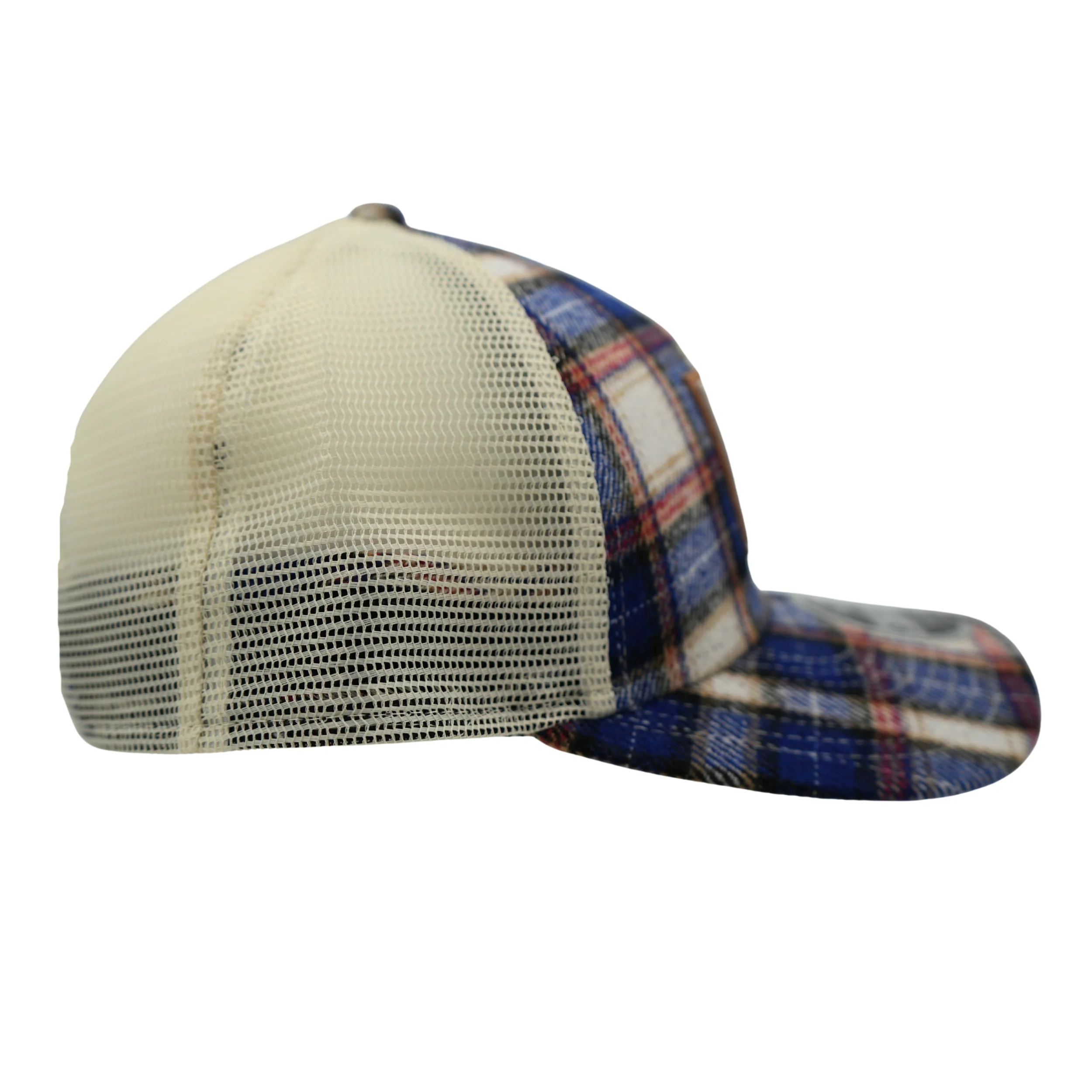 New Era 9FORTY Buffalo Bills Rustic Red, White, & Blue Plaid M-Crown Snapback - Image 5