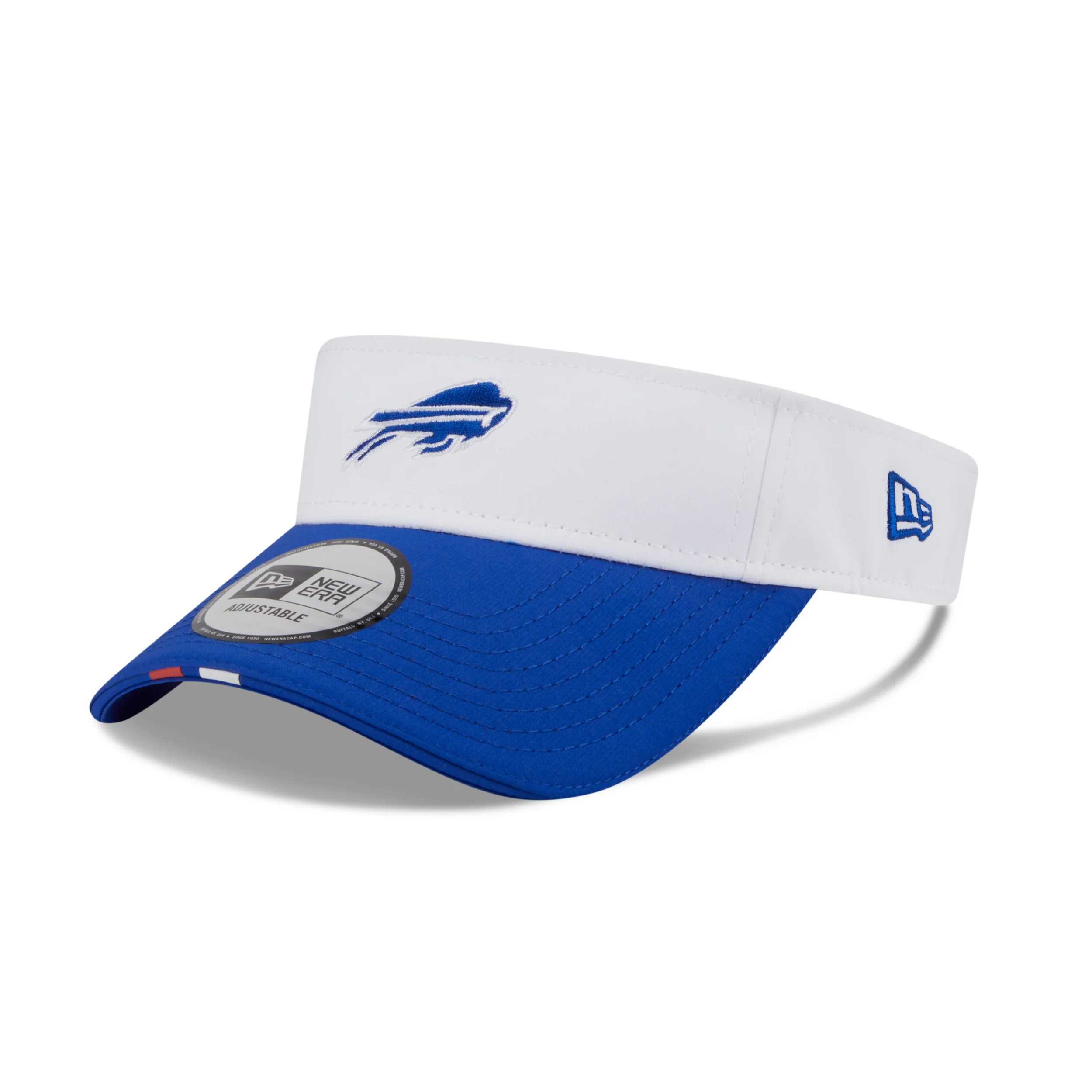 New Era Buffalo Bills 2025 Training Camp White & Royal Visor