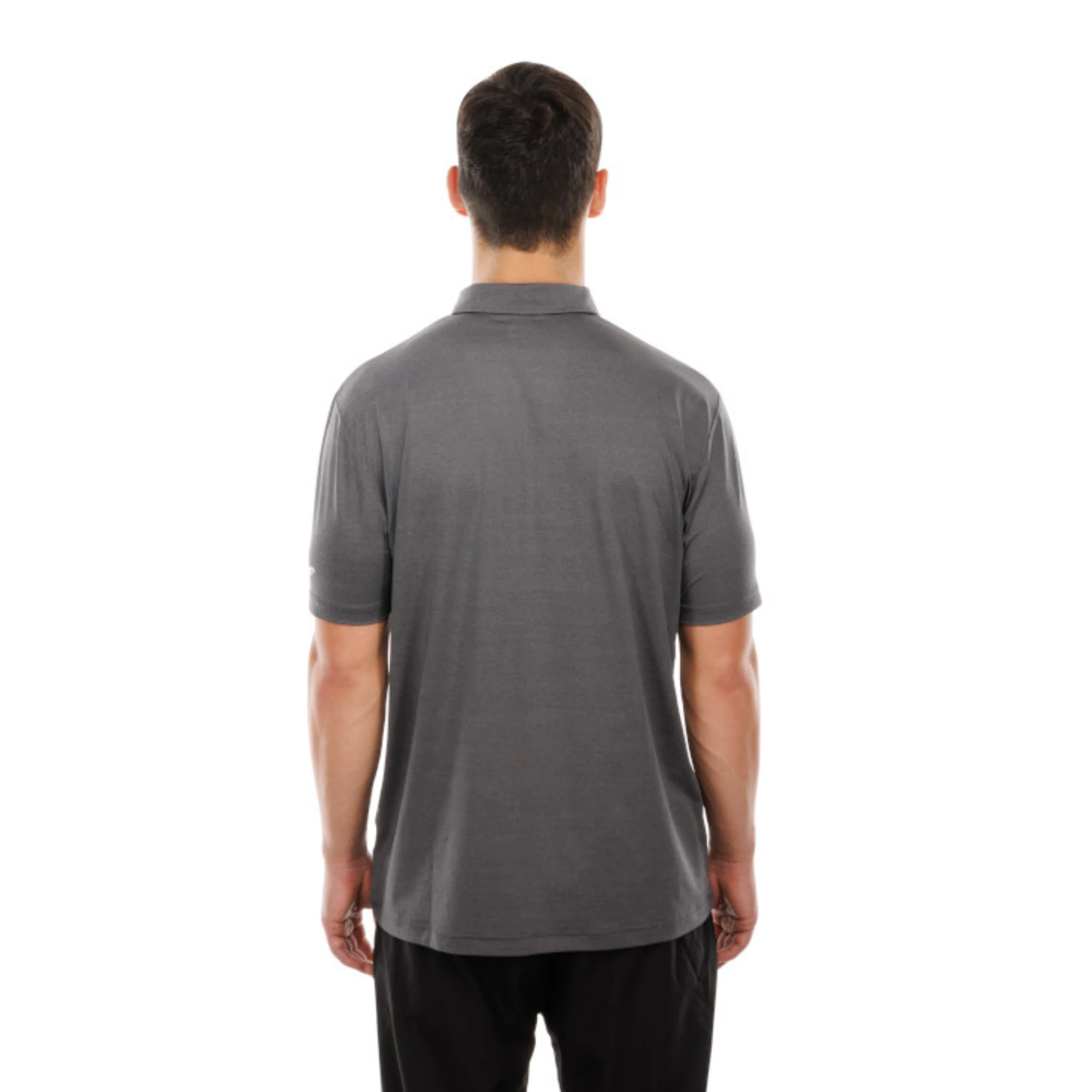 New Era Buffalo Bills Gray Zip Polo - Image 2