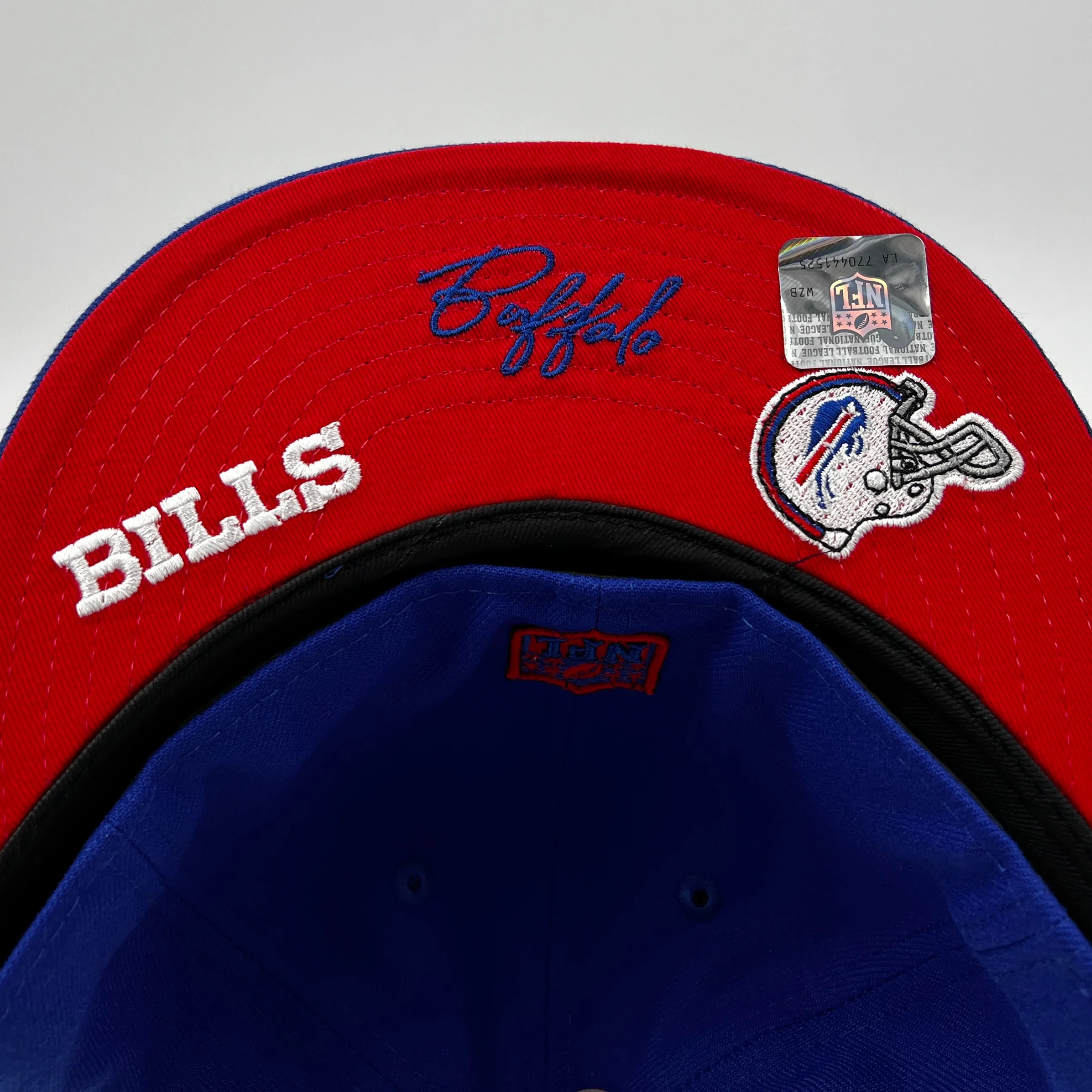 New Era Buffalo Bills Patches Royal Blue Fitted Hat - Image 5