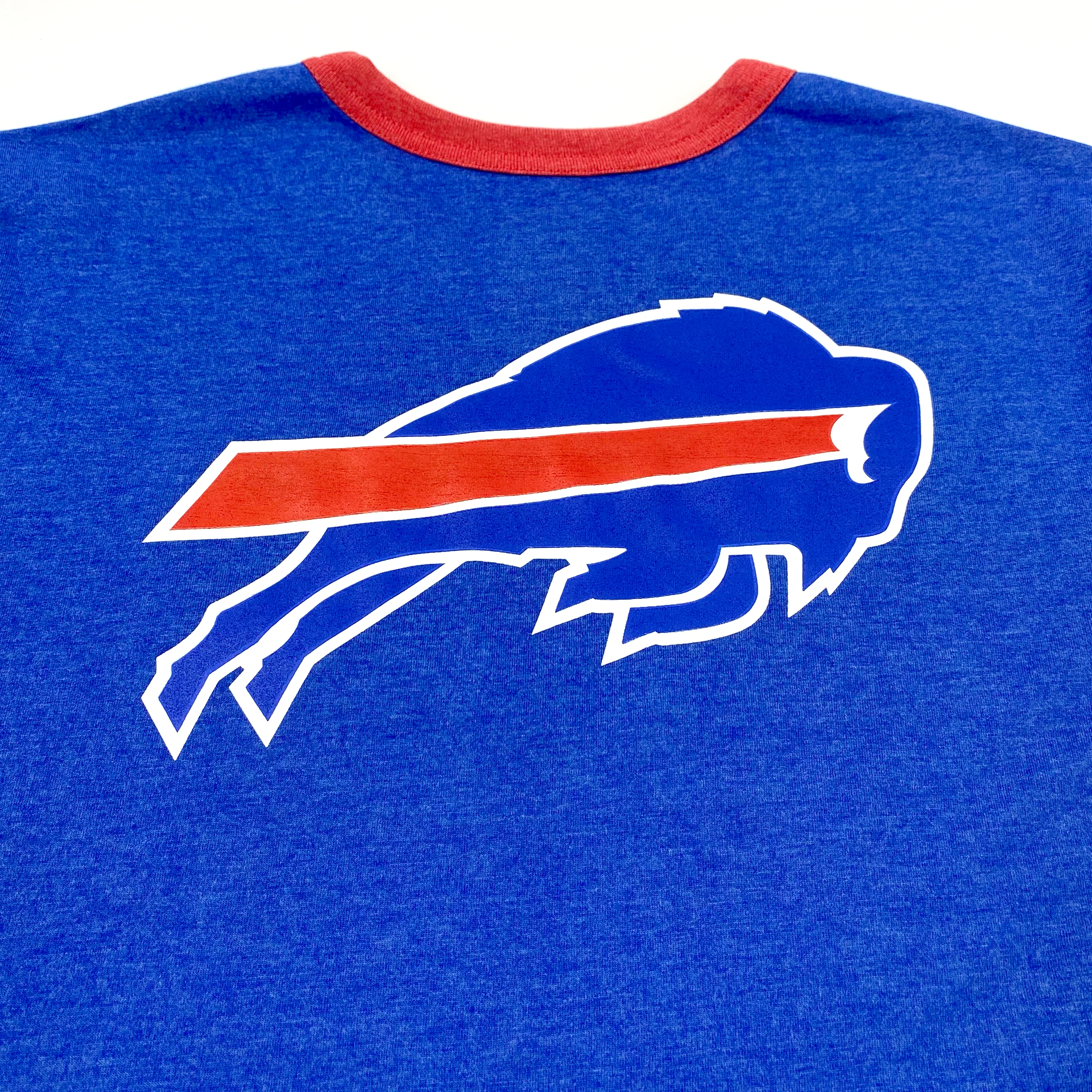 Final Sale - New Era Buffalo Bills Pennant Royal Blue Short Sleeve Shirt - Image 2
