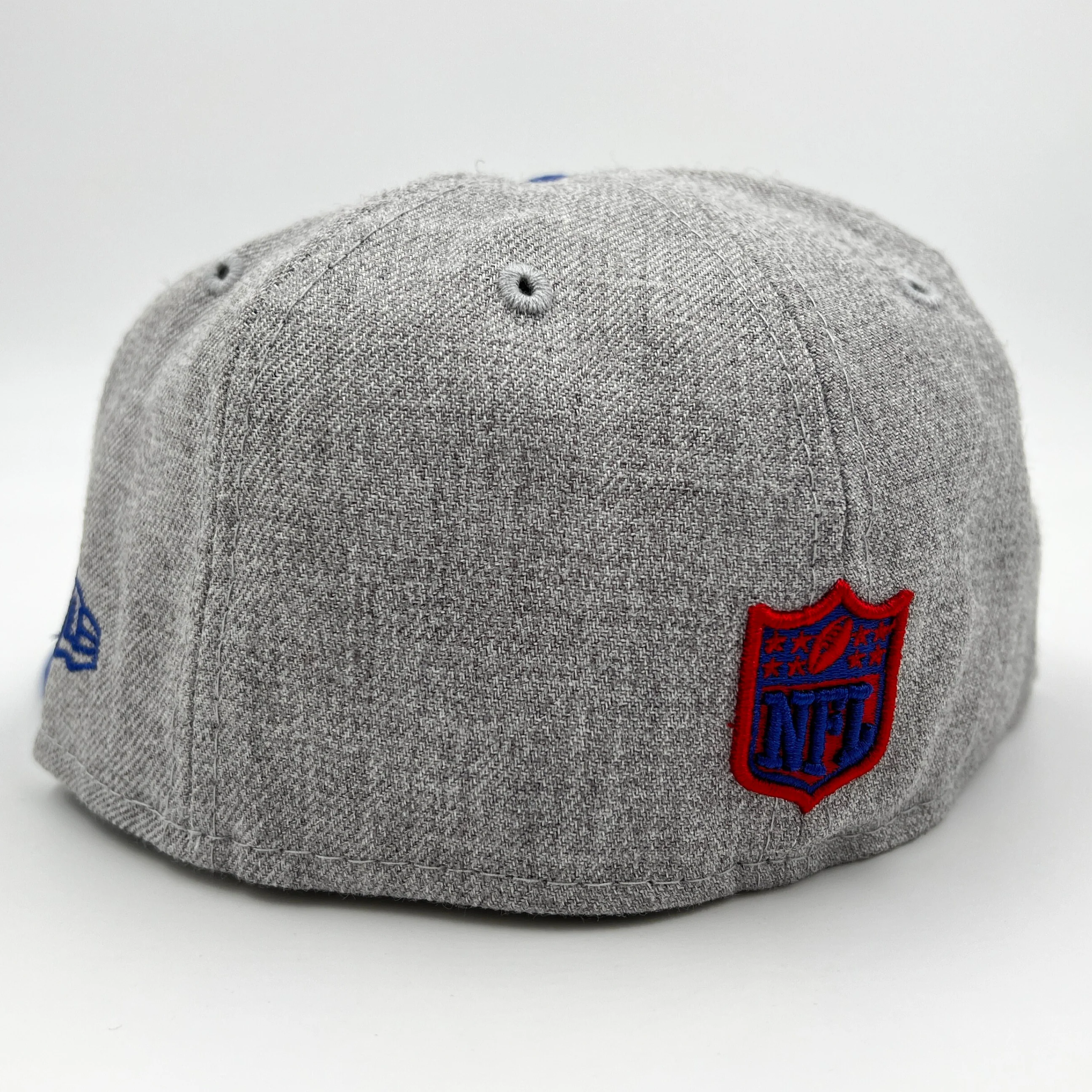 New Era Buffalo Bills Primary Logo Heather Gray Fitted Hat - Image 4